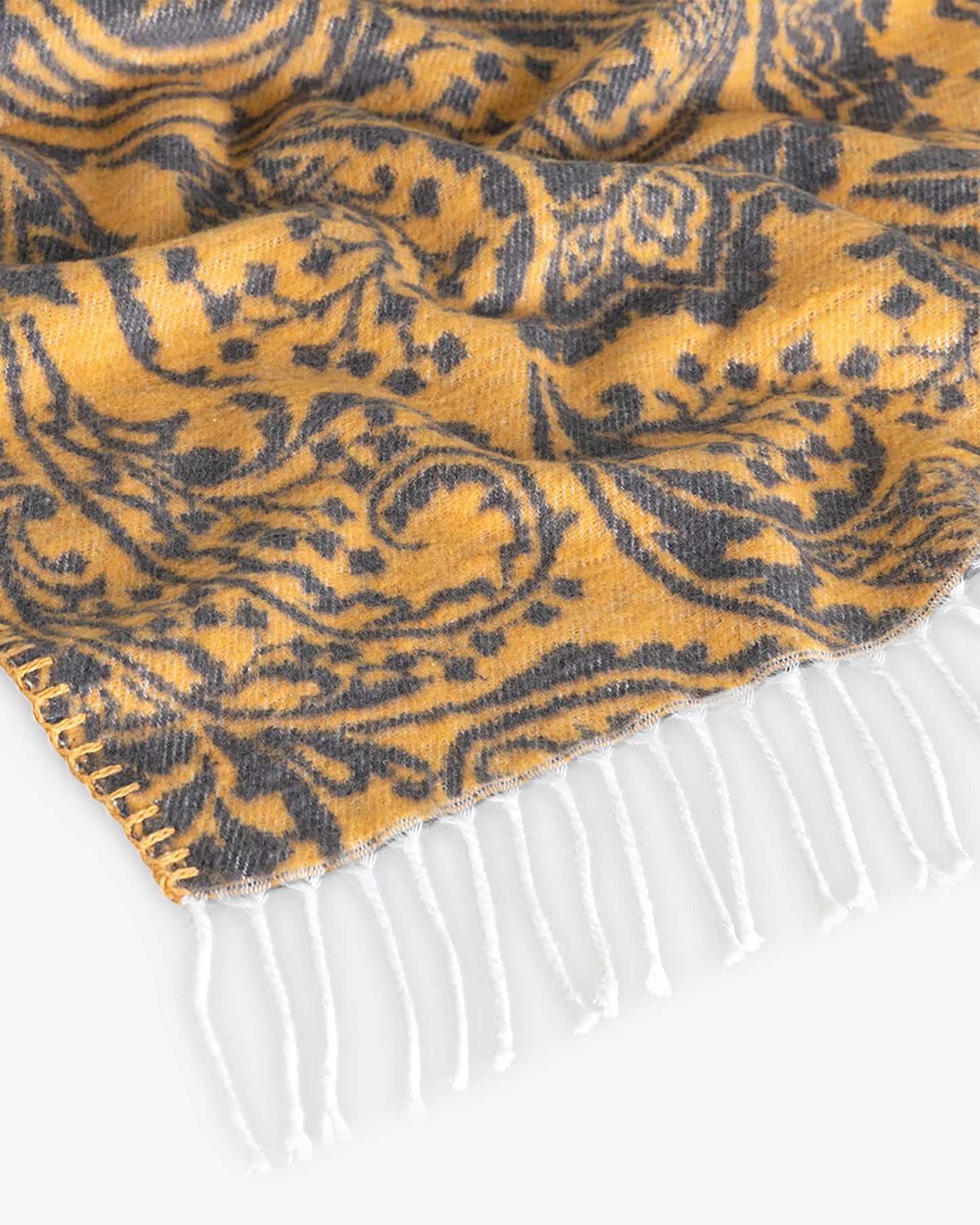 Togas Ethel throw in Orange Dark Grey
