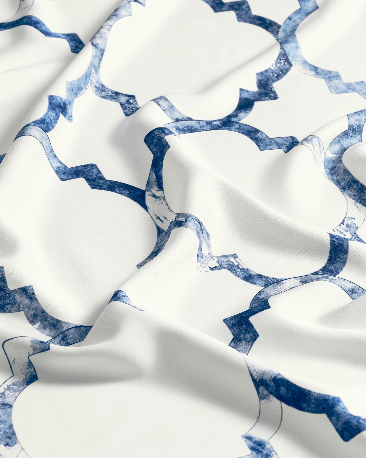 Togas Arlanch Duvet Cover in White Blue