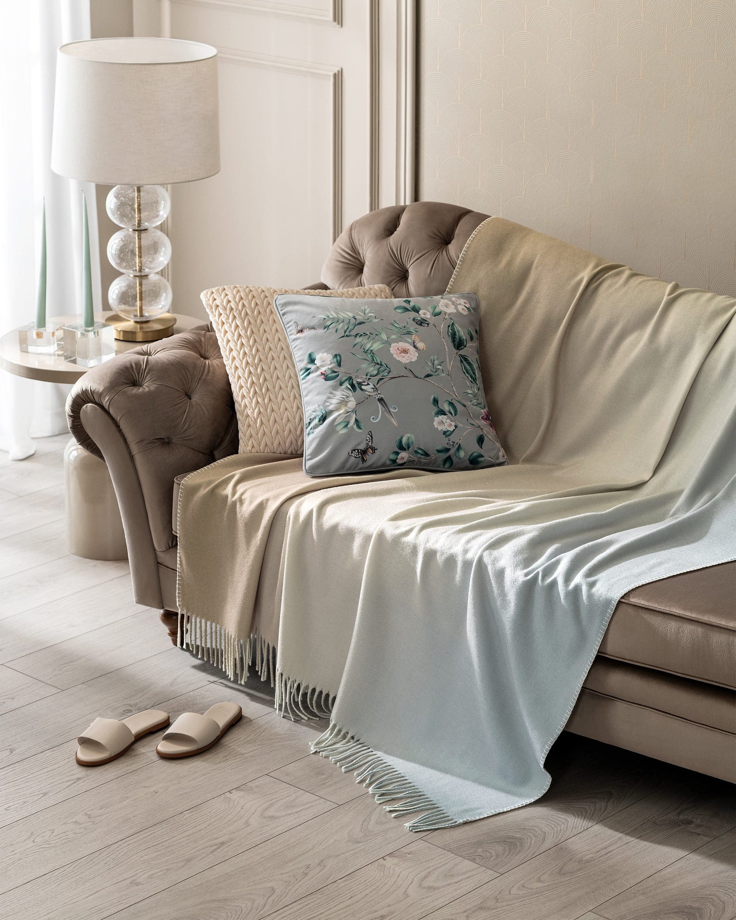 Togas Nanti Throw degrade in Beige