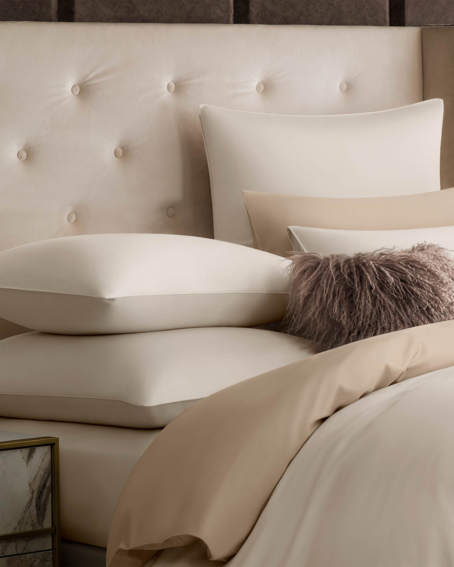 Togas Avari Pillowcase Set in Ecru