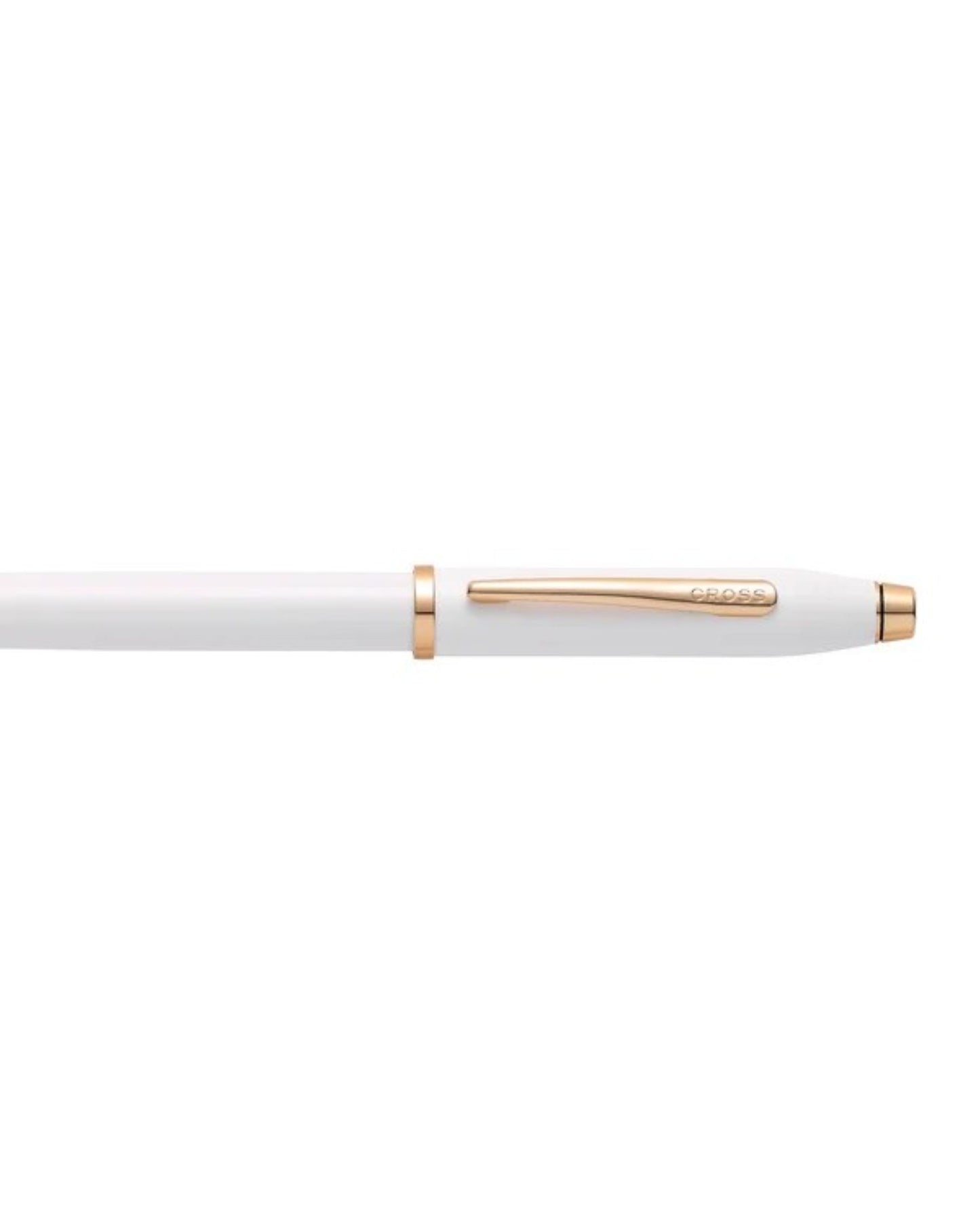 Cross Century® Ii Pearlescent White Lacquer, Rose Gold Pvd Appointments Fountain Pen