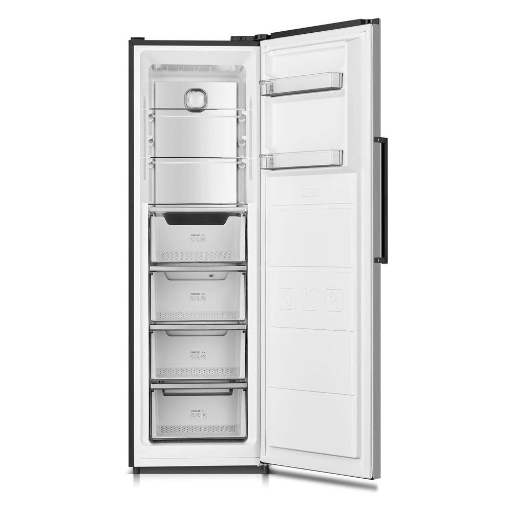 ثلاجة وفريزر هوفر قابلة للتحويل سعة 345 لترًا مع خاصية منع تكون الثلج