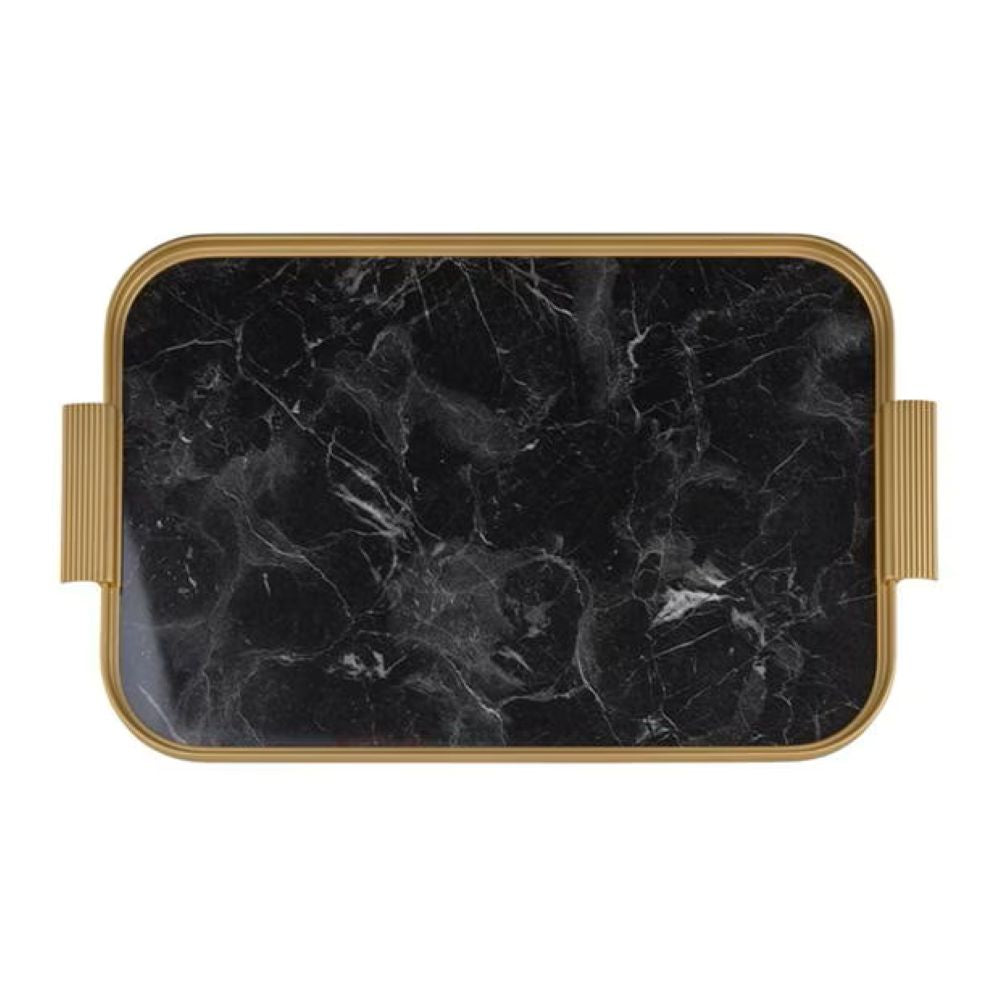 KAYMET S18 TRAY BLACK MARBLE/GOLD