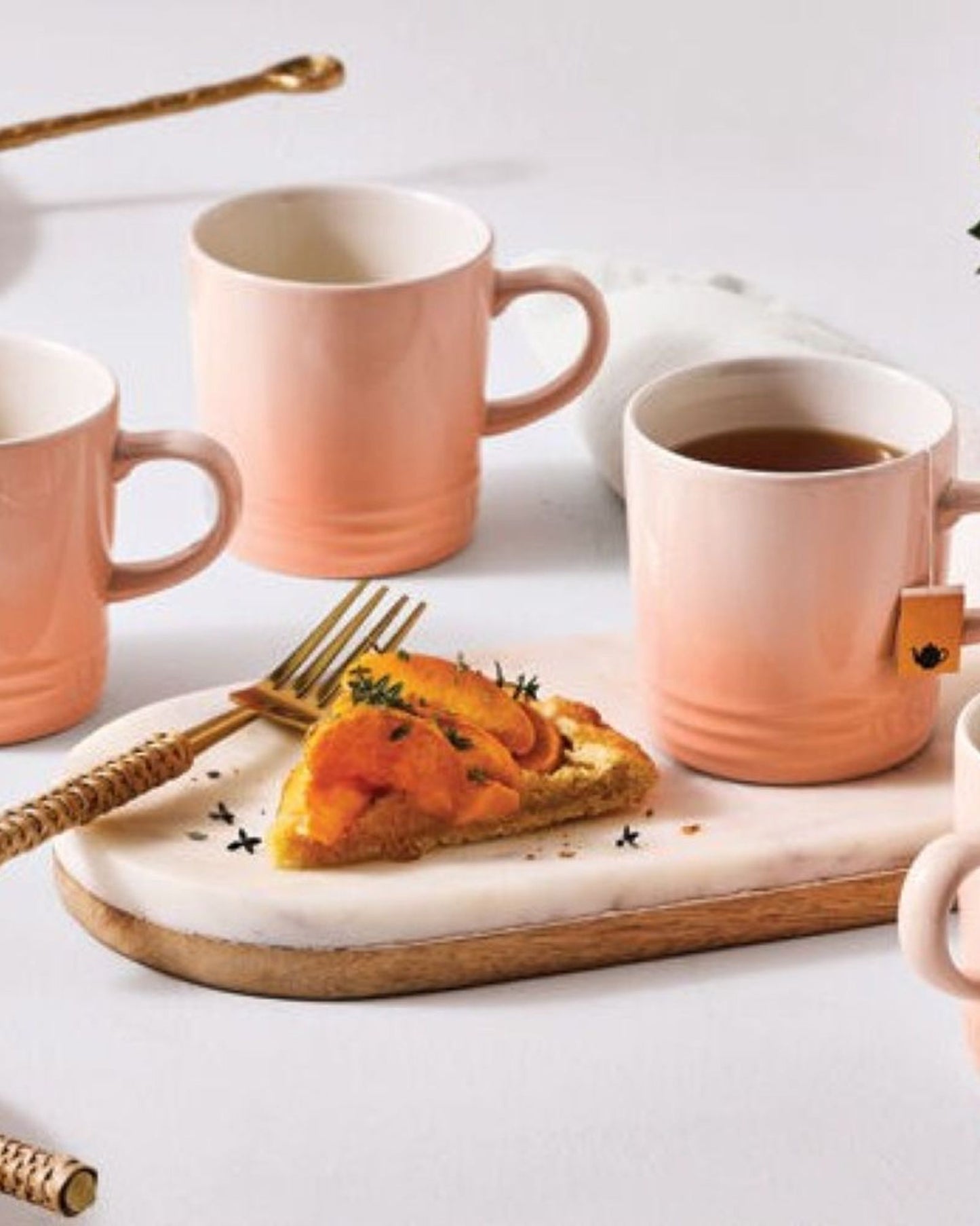 كوب قهوة Le Creuset London سعة 350 مل - Swingtag Pêche