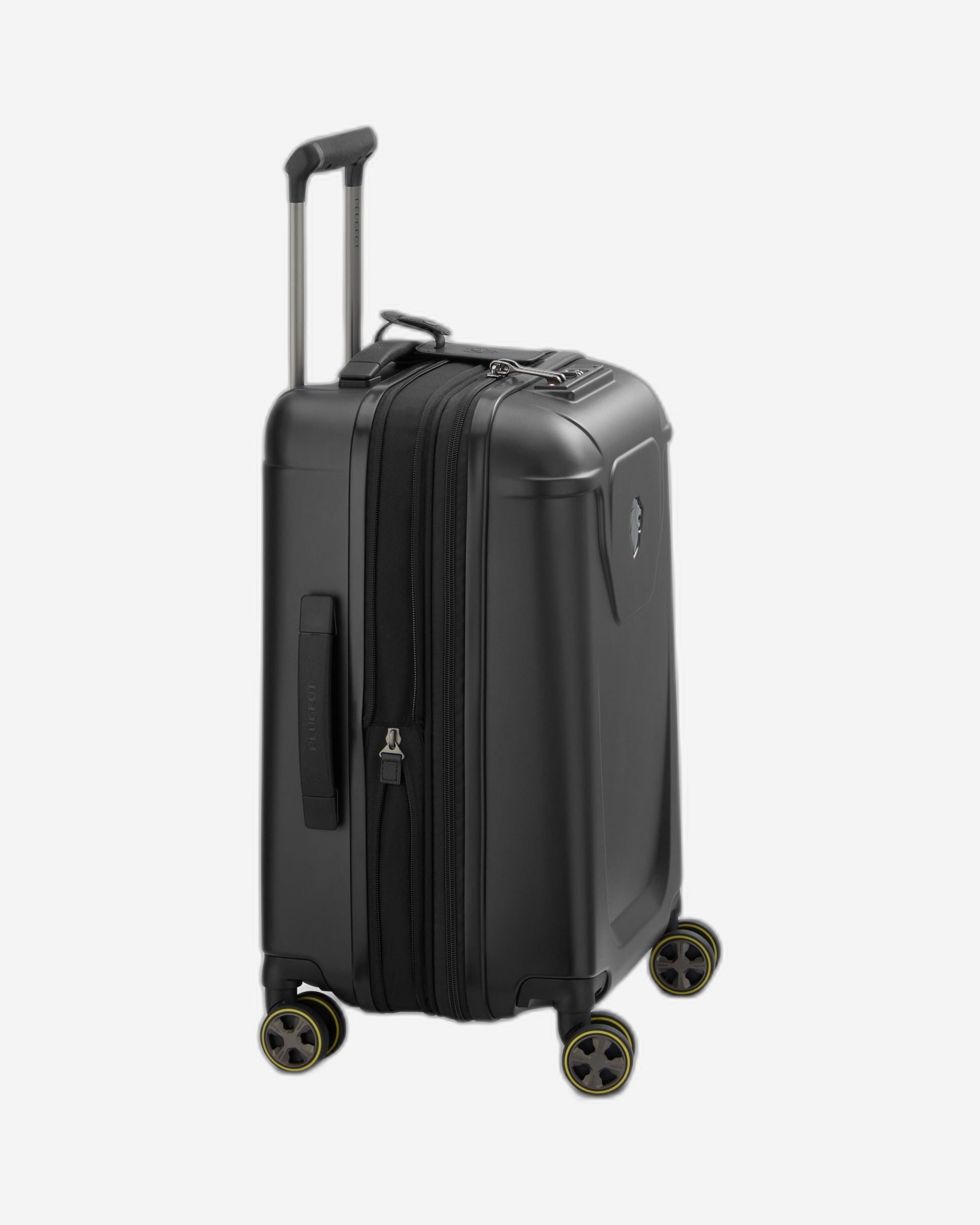 حقيبة أمتعة بيجو زيب هارد كيس بأربع عجلات مزدوجة قابلة للتمدد