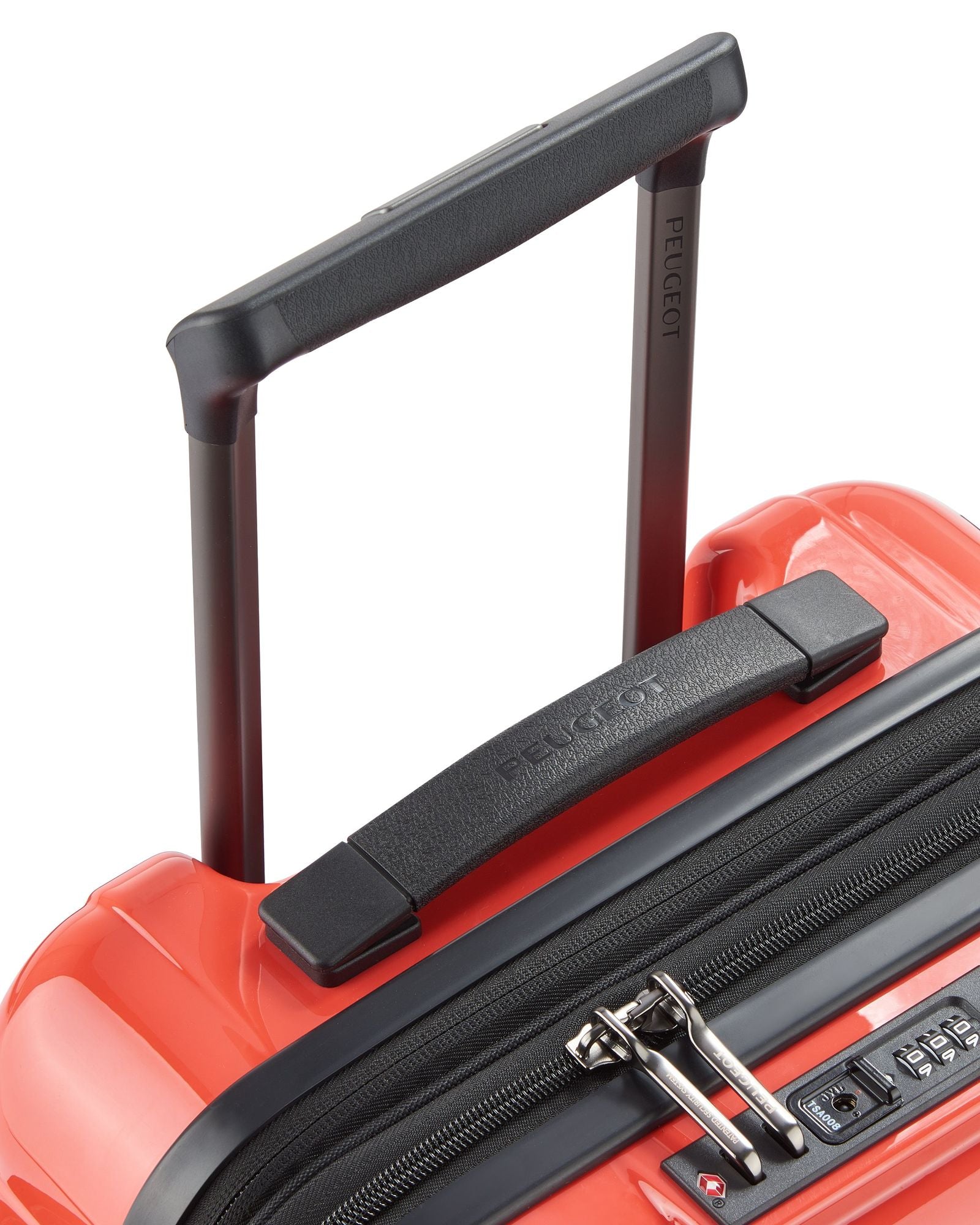 حقيبة أمتعة بيجو زيب هارد كيس بأربع عجلات مزدوجة قابلة للتمدد