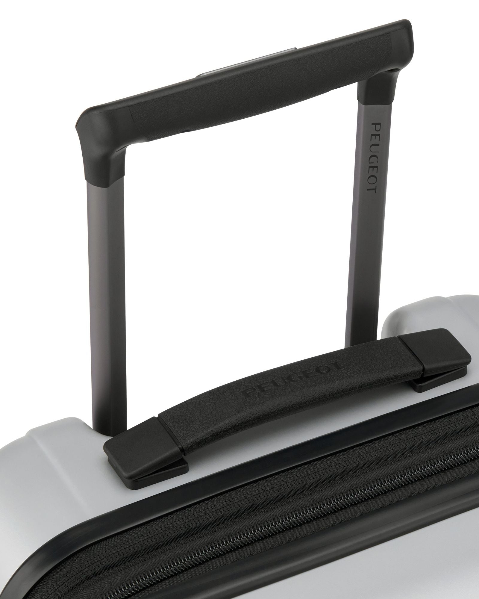 حقيبة بيجو زيب الصلبة ذات العجلات الأربع المزدوجة