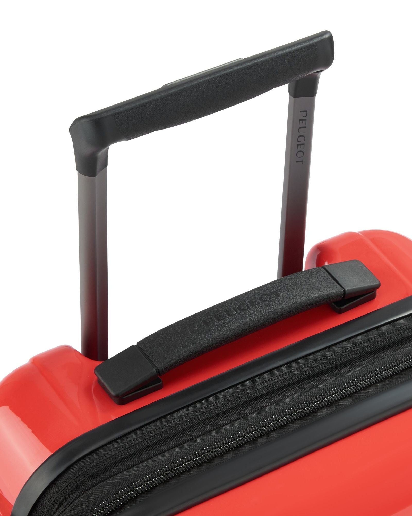 حقيبة بيجو زيب الصلبة ذات العجلات الأربع المزدوجة