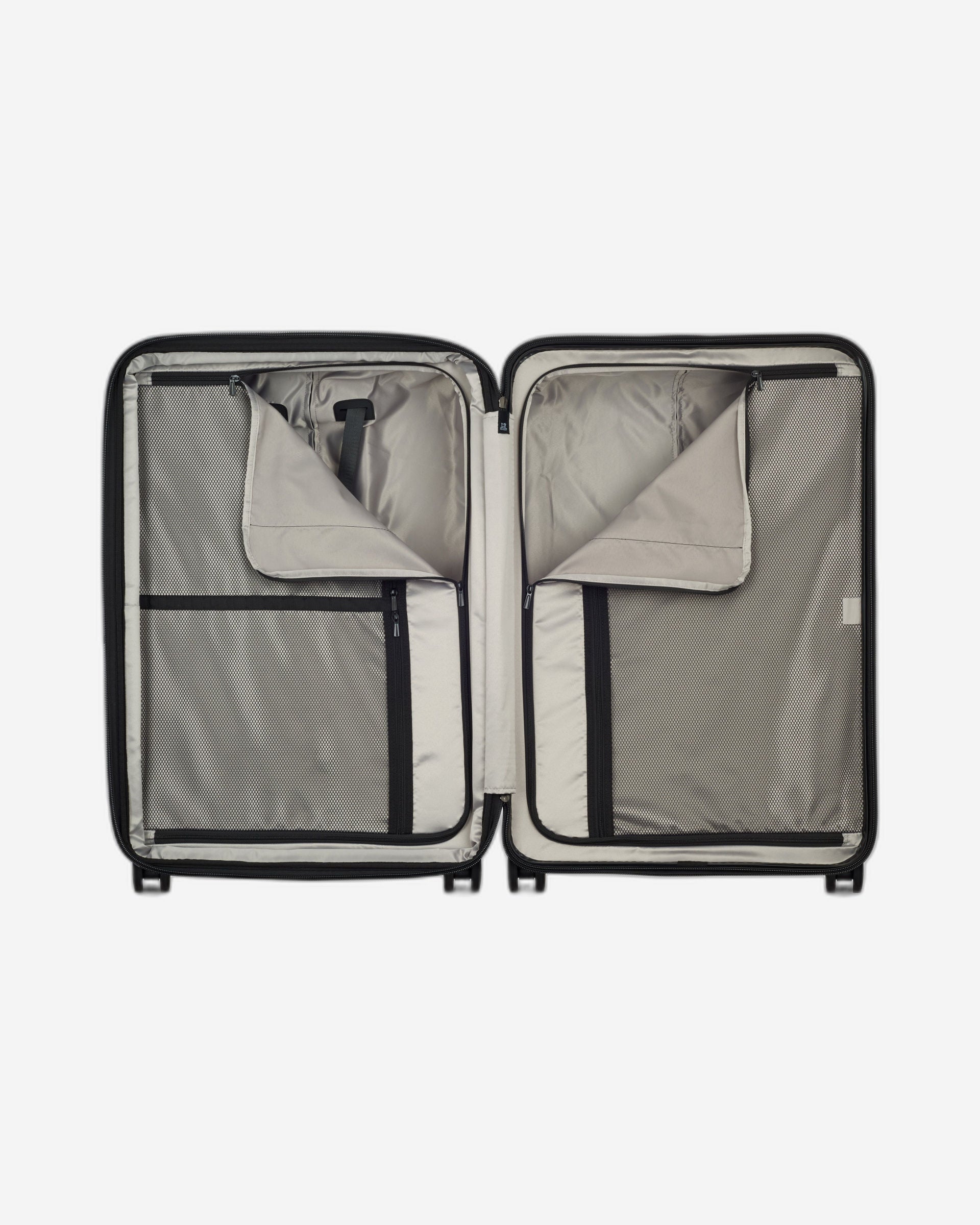 حقيبة أمتعة بيجو زيب هارد كيس بأربع عجلات مزدوجة قابلة للتمدد