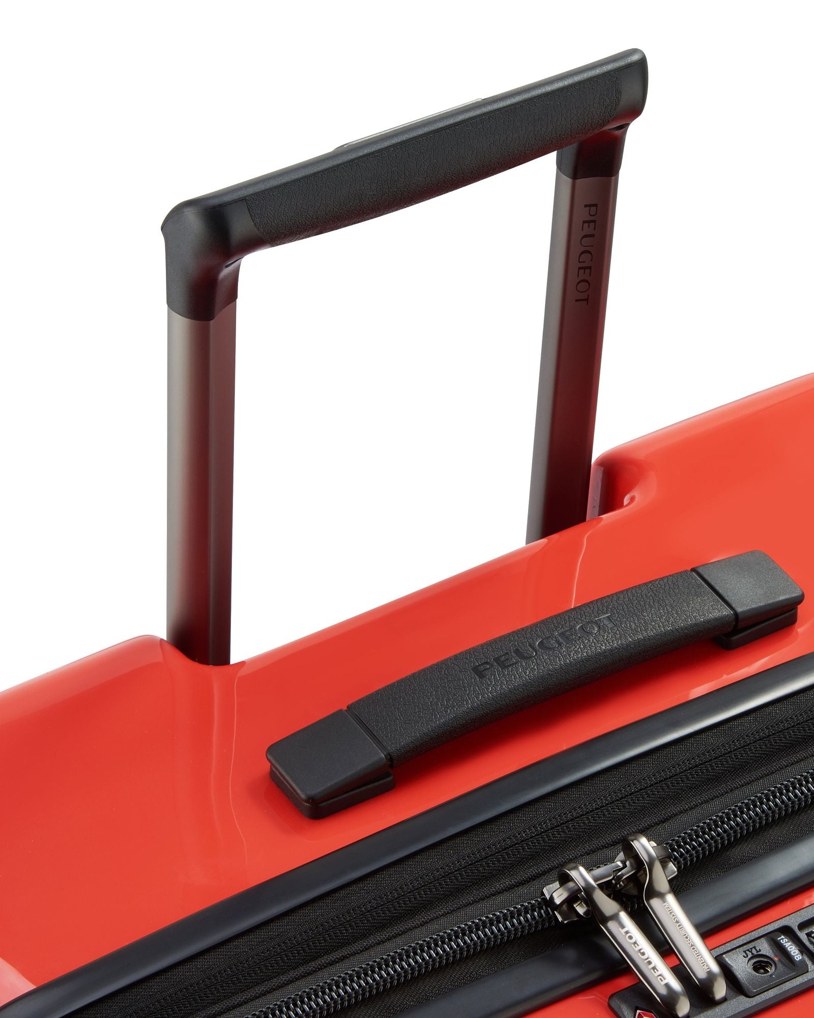 حقيبة أمتعة بيجو زيب هارد كيس بأربع عجلات مزدوجة قابلة للتمدد