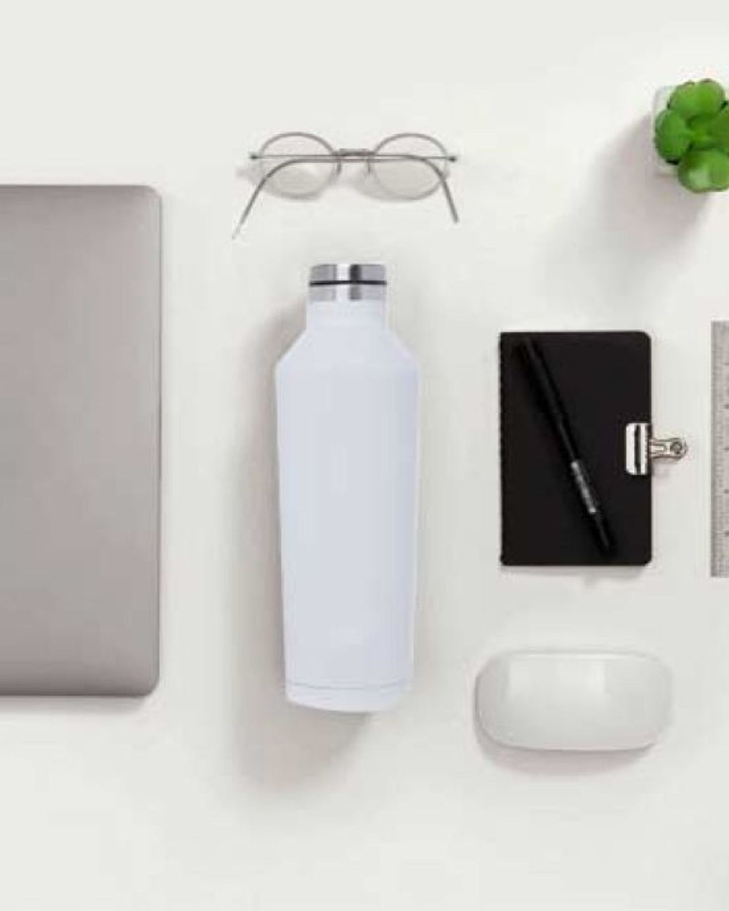 زجاجة مياه روفاتي بولا جالاتي مزدوجة الجدار، لون أبيض، الإمارات العربية المتحدة