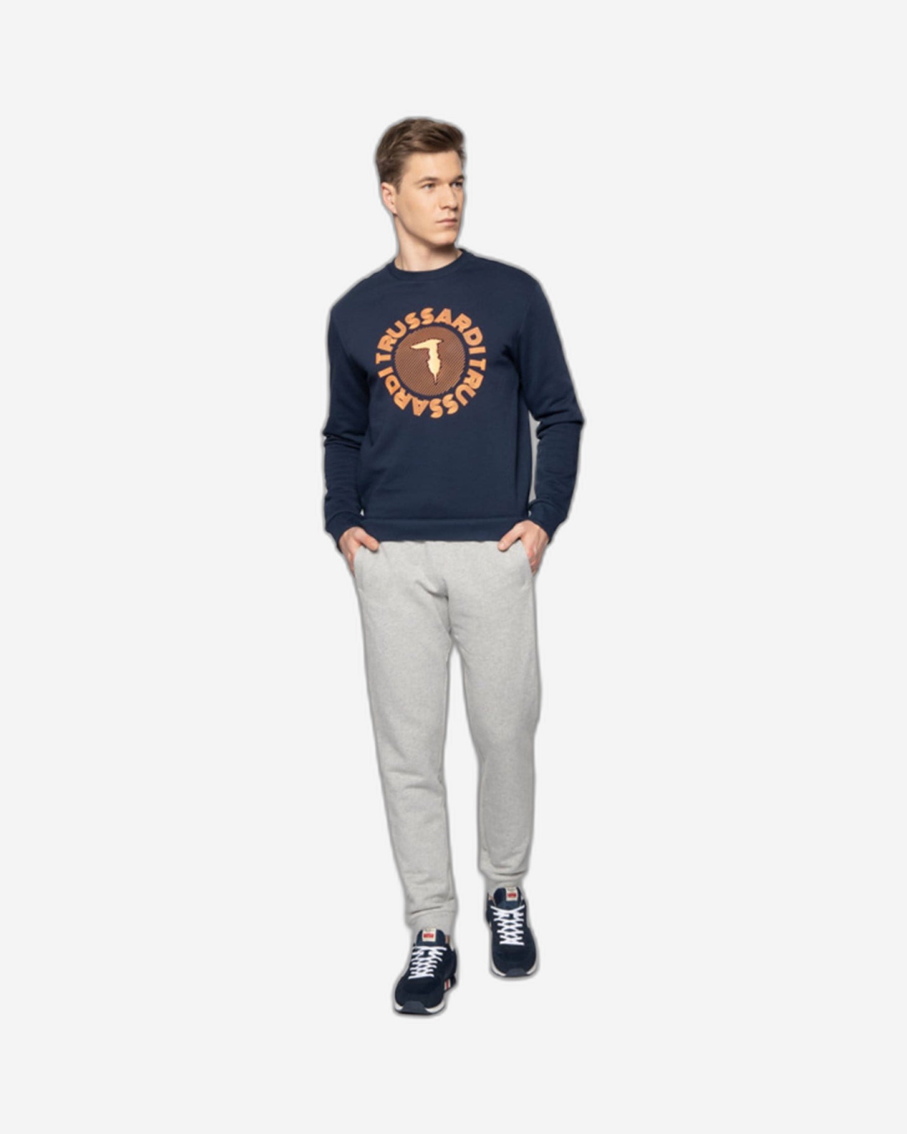 بنطلون تروساردي من الصوف القطني الخالص