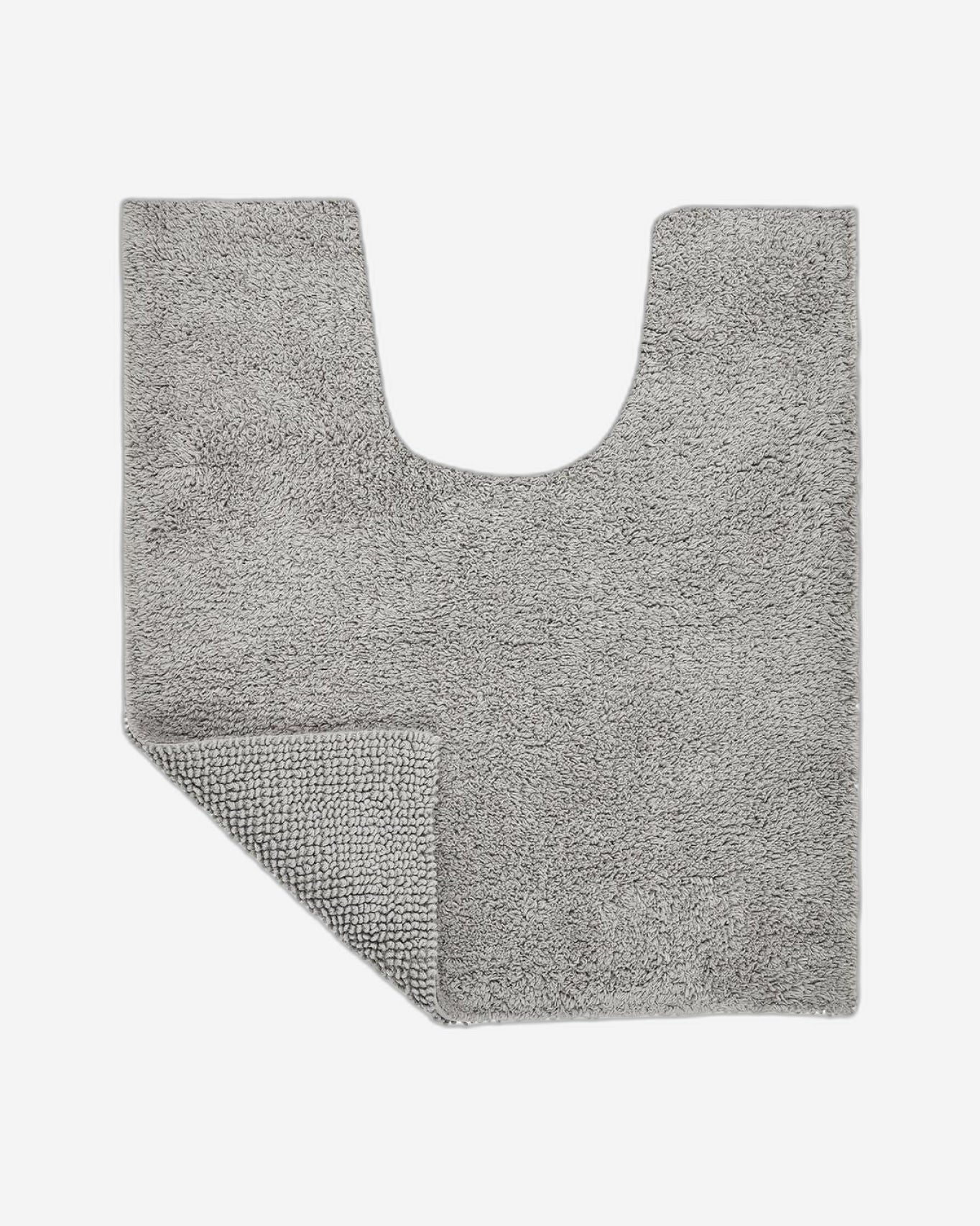 سجادة حمام كريستي "قابلة للعكس" باللون الفضي