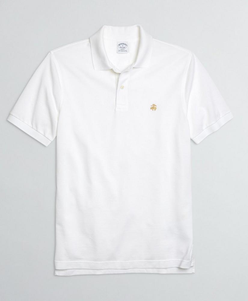 KNT SS SUPIMA STRETCH POLO SLIM WHITE