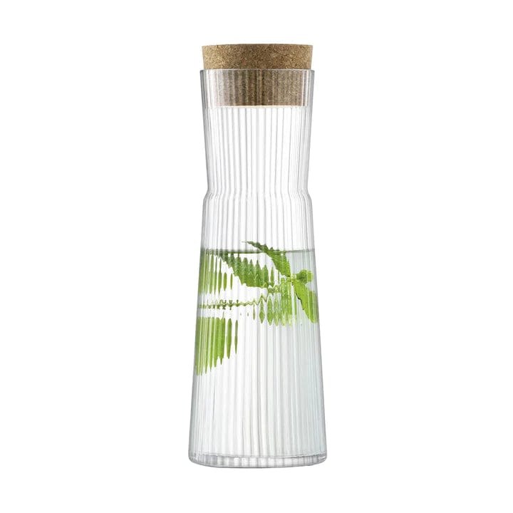LSA Gio Line Carafe & Cork Stopper Clear