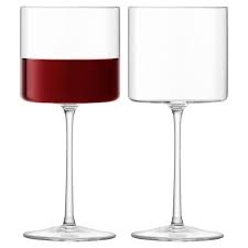 LSA Otis Red Wine Glass Clearx 2