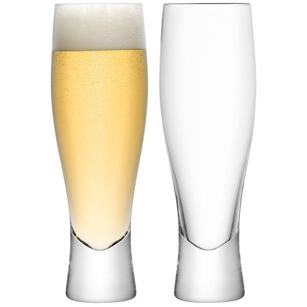 LSA Bar Lager Glass Clear x 2