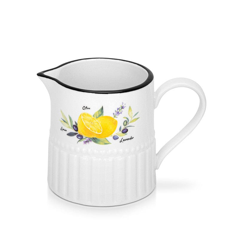 FISSMAN PITCHER CREAMER LEMON PROVENCE SERIES 250 ML PORCELAIN