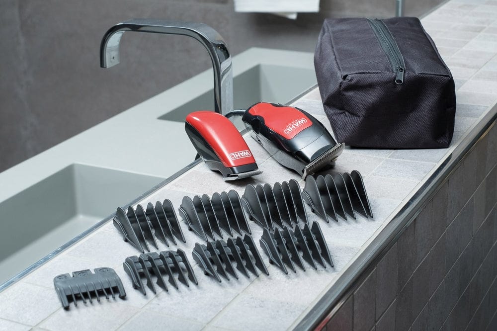 مجموعة ماكينة قص الشعر السلكية والصغيرة Wahl Home Pro 100