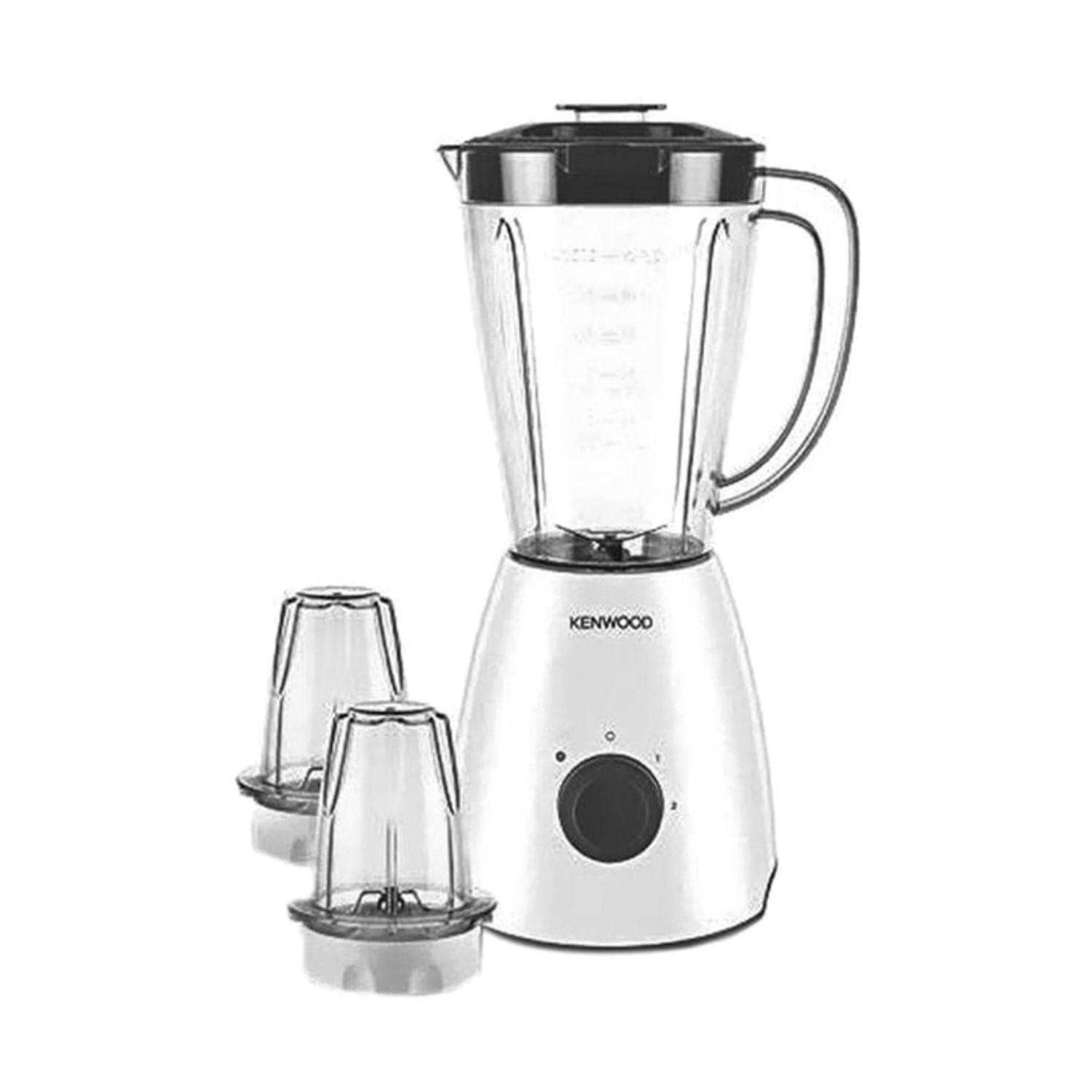 خلاط كينوود مزود بـ ٢ خلاط + ٢ مطحنة