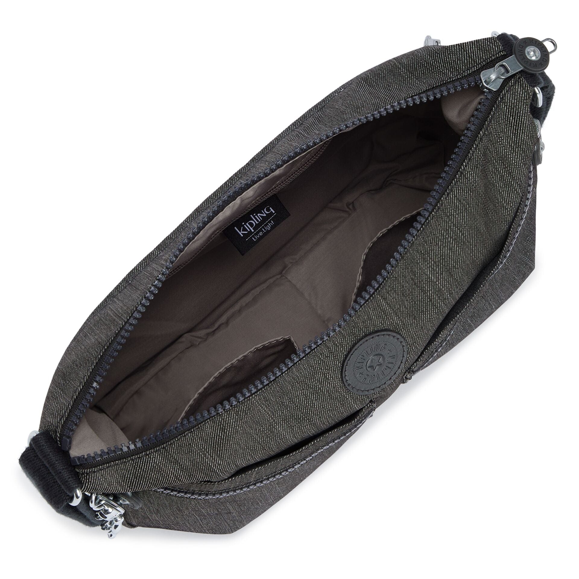 حقيبة كيبلينج إيزيلا متوسطة الحجم بلون أسود فلفلي C2I4803-78S