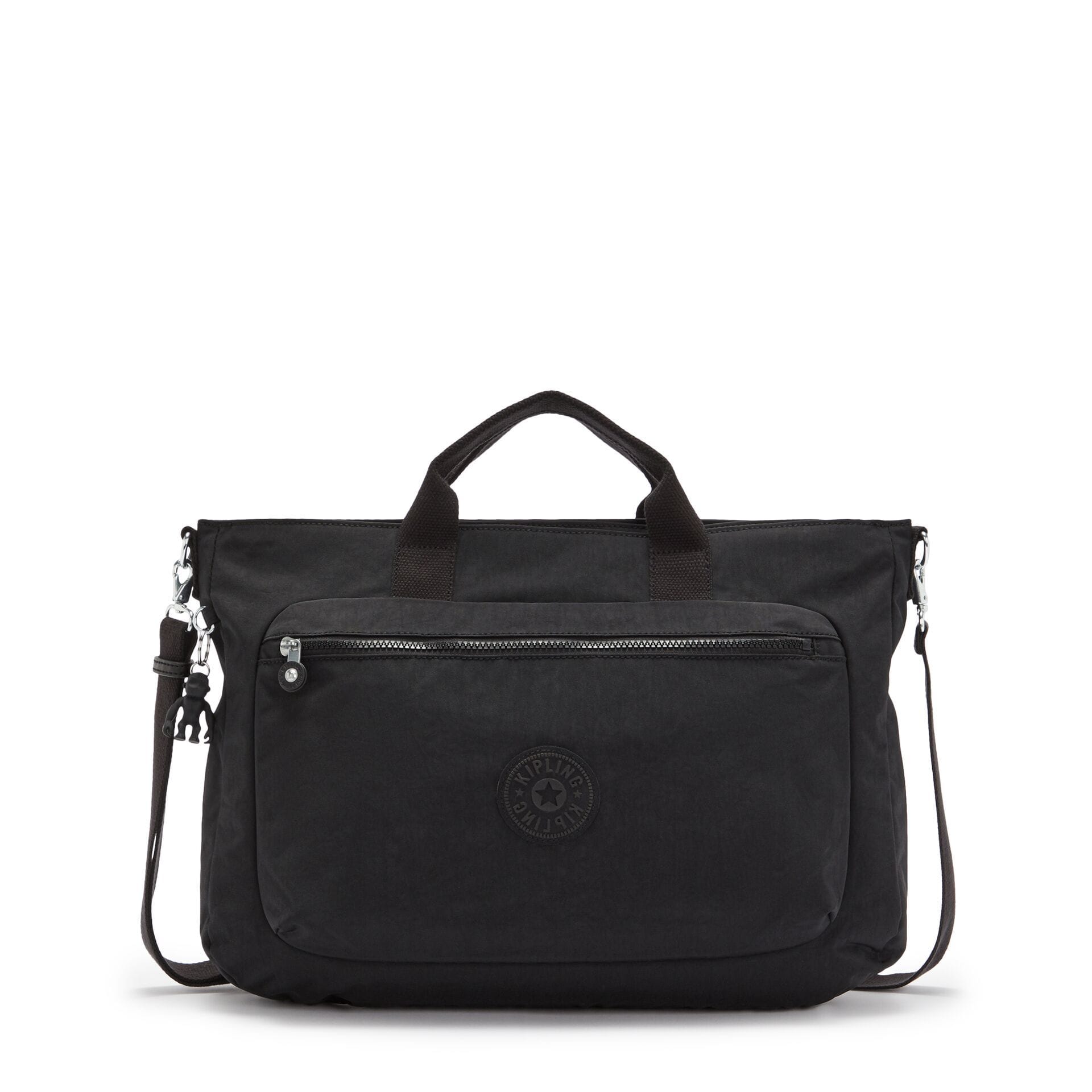KIPLING-MIHO M-Medium Handbag (With Removable Shoulderstrap)-Black Noir-I6854-P39