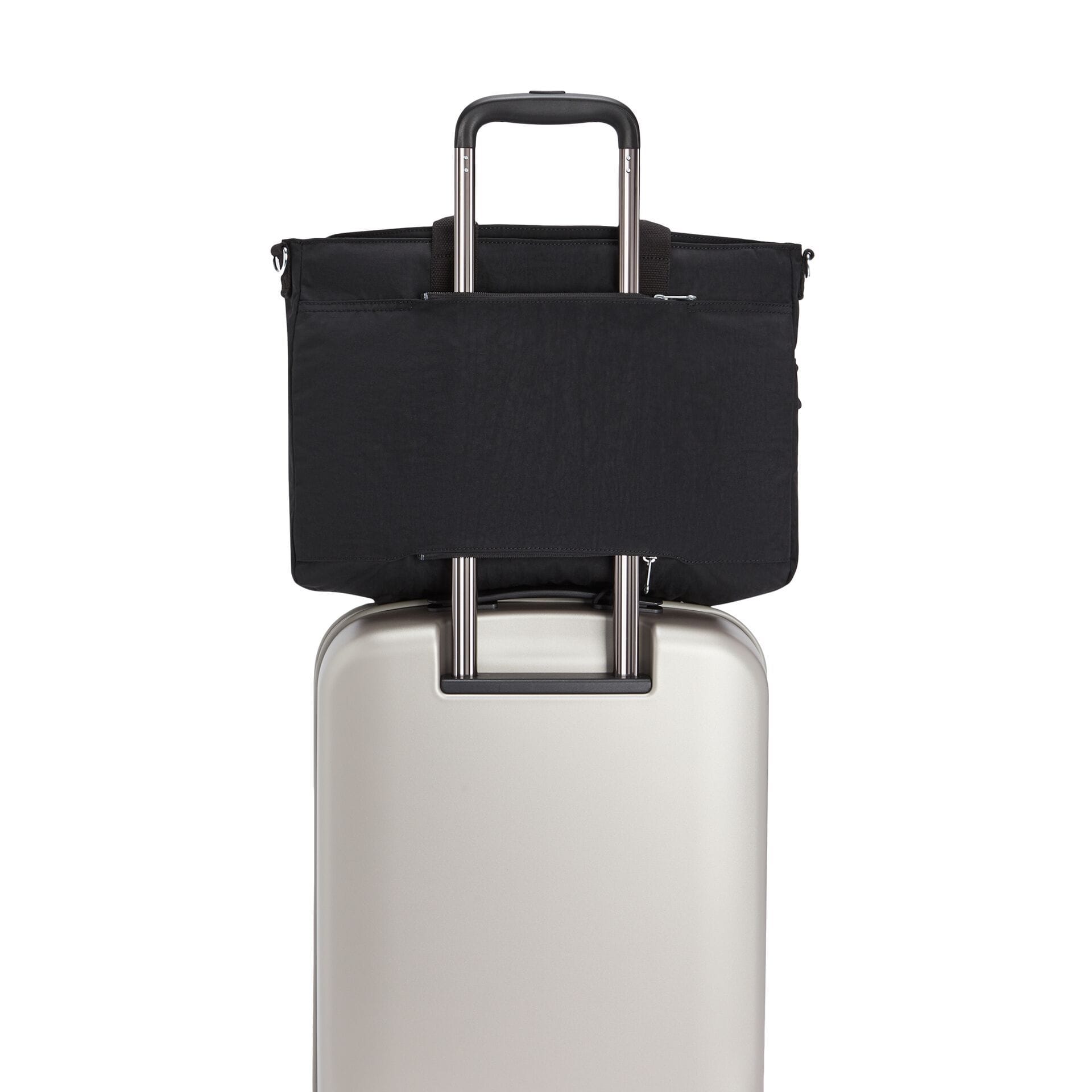 KIPLING-MIHO M-Medium Handbag (With Removable Shoulderstrap)-Black Noir-I6854-P39