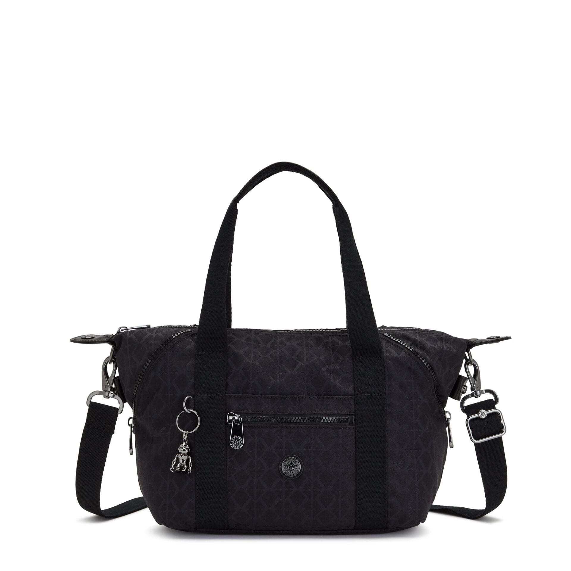 KIPLING-Art Mini-Small handbag (with removable shoulderstrap)-Signature Blk Q-I2526-M34