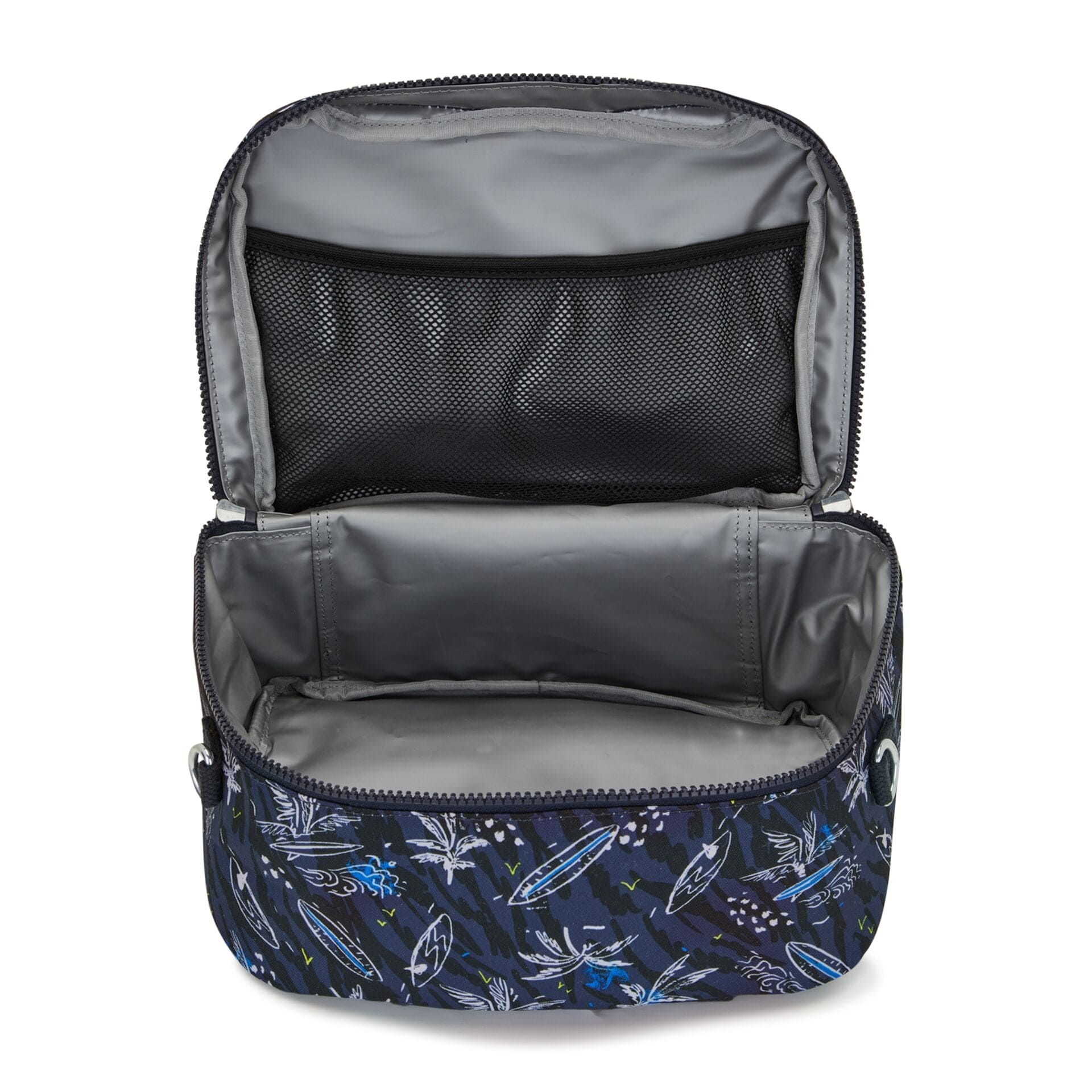 حقيبة غداء كبيرة Kipling Miyo Surf Sea Print مع جراب عربة C2I2989-Y70
