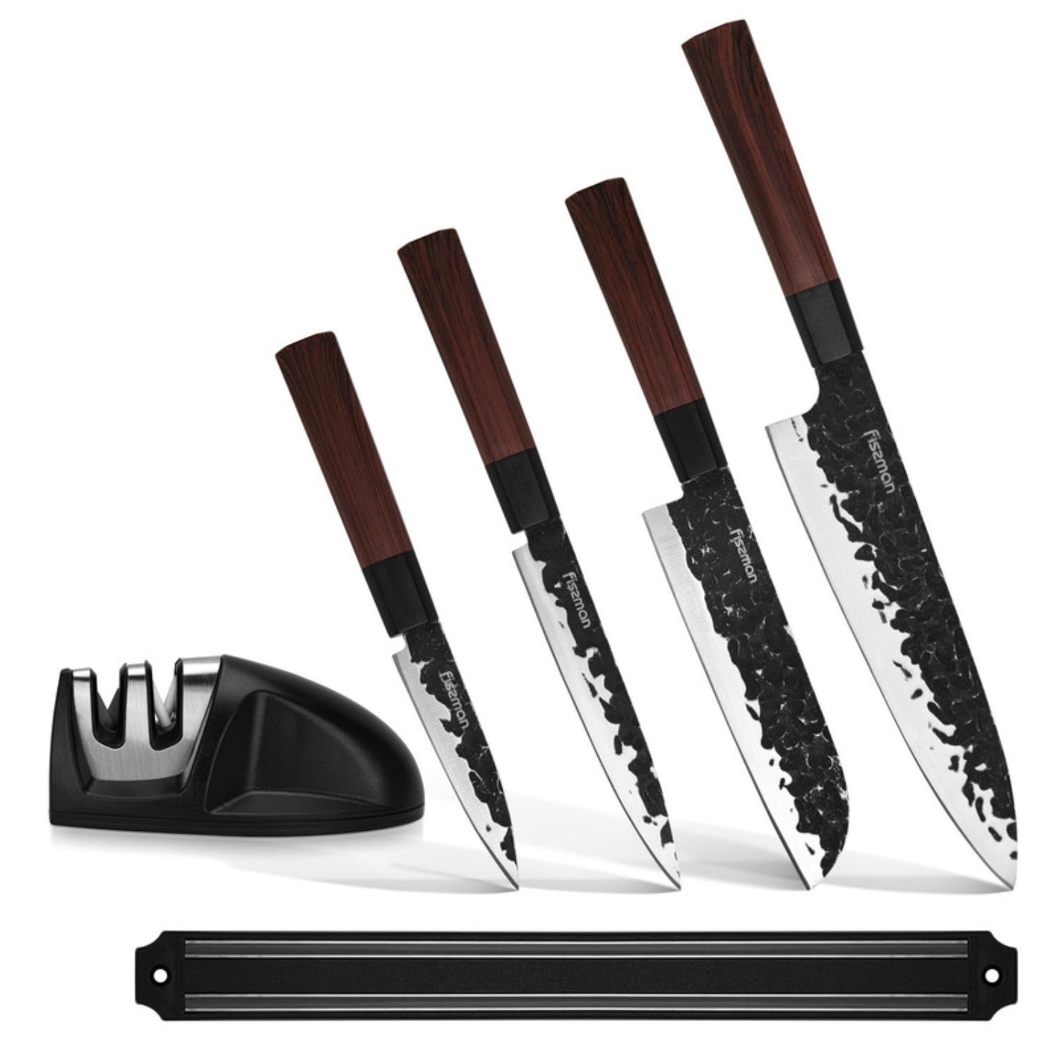Fissman 6 Piece Knife Set Kendo Series X30Cr13 Steel, 8