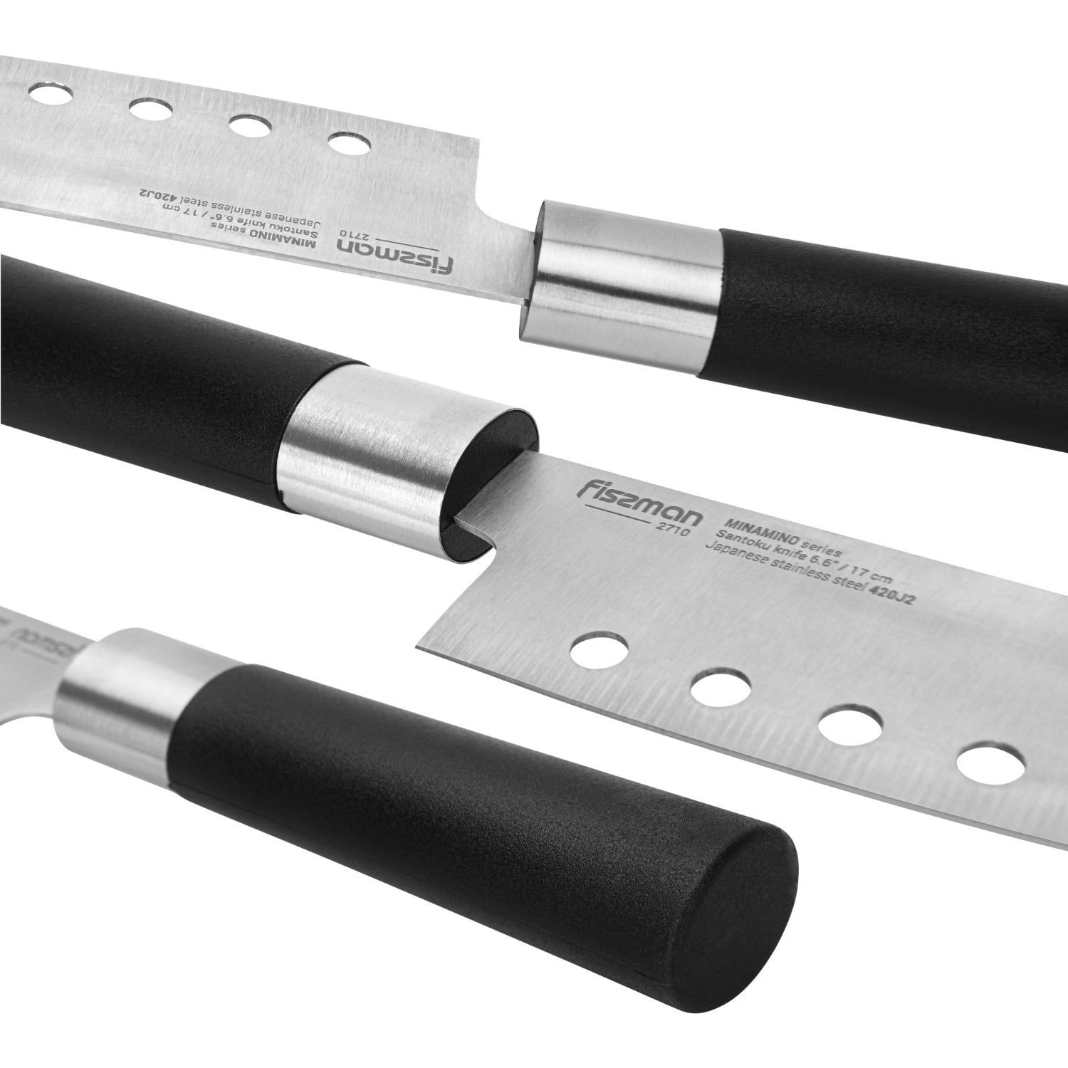 طقم سكاكين فيسمان مينامينو 420J2 فولاذ، مكون من 3 قطع