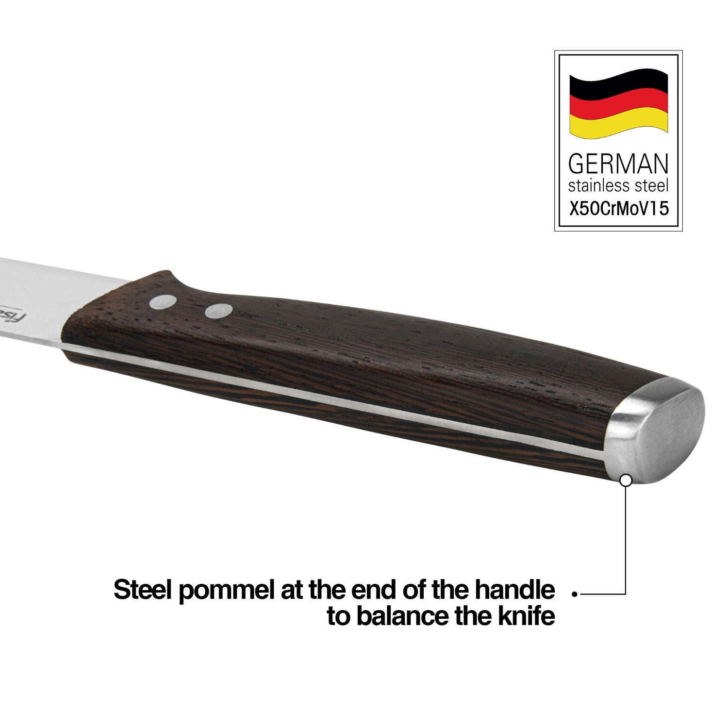 سكين تقطيع فيسمان فرديناند مقاس 8 بوصات - فولاذ X50CrMoV15