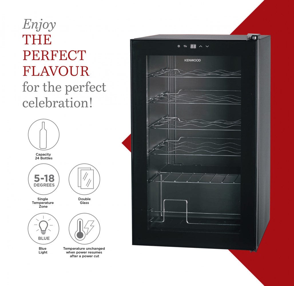 ثلاجة مشروبات كينوود سعة 24 زجاجة