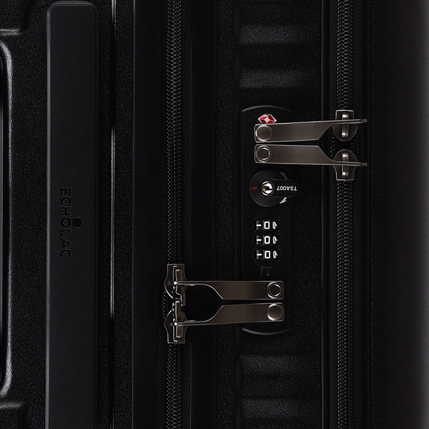 حقيبة سفر إيكولاك سيليسترا صلبة غير قابلة للتمدد، 4 عجلات مزدوجة، 43 سم، لون أسود - PC183F BLACK 17