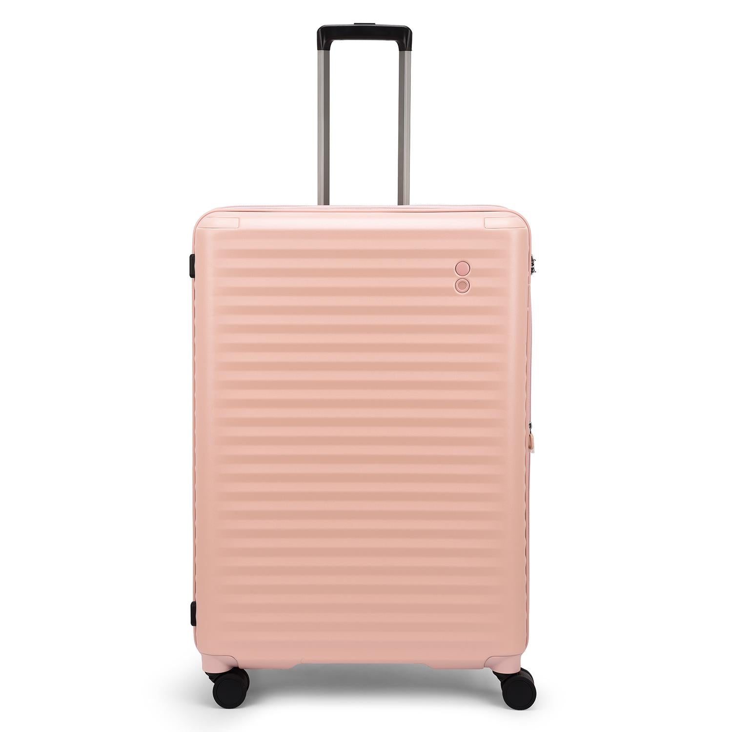 Echolac Celestra 76.5Cm Hardcase Expandable 4 Double Wheel Cabin Lugggae Trolley Pink - PC183XA PINK 28