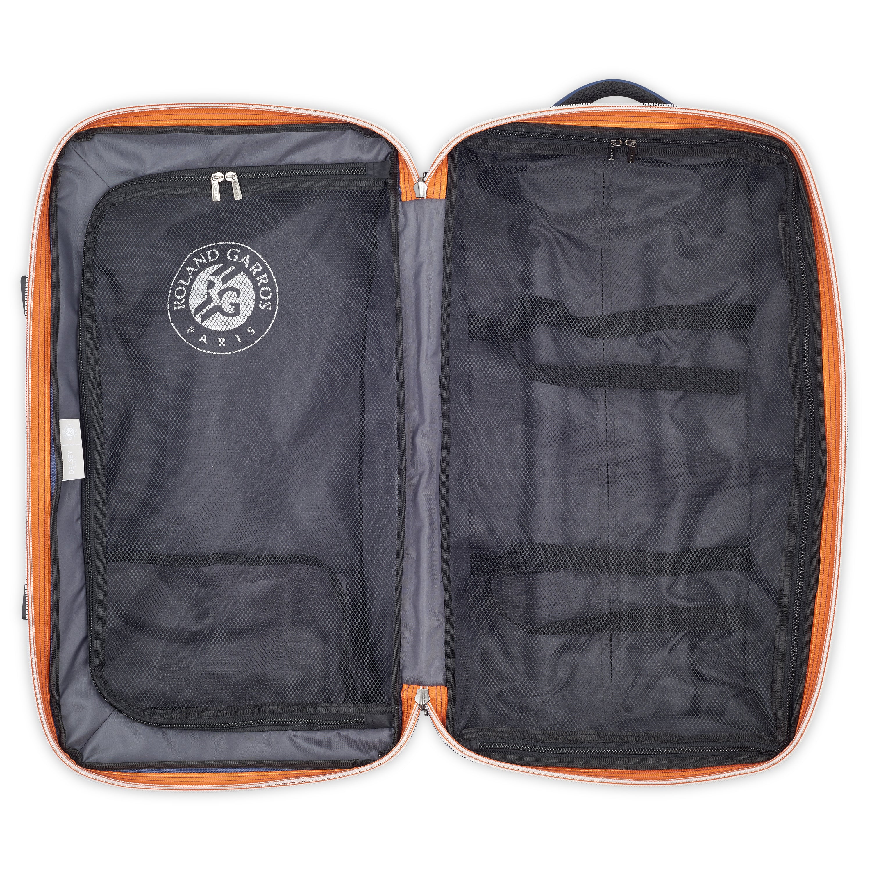 حقيبة ديلسي باريس راسبيل الناعمة ذات العجلات المزدوجة، 64 سم، رولان جاروس، أزرق - 00328932102RG