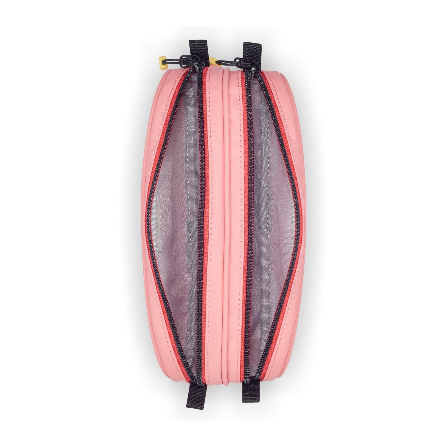 حافظة أقلام ديلسي باريس للعودة إلى المدرسة 2023، بفتحة سحاب علوي، مقسمة إلى قسمين، طباعة وردية - 00338917319