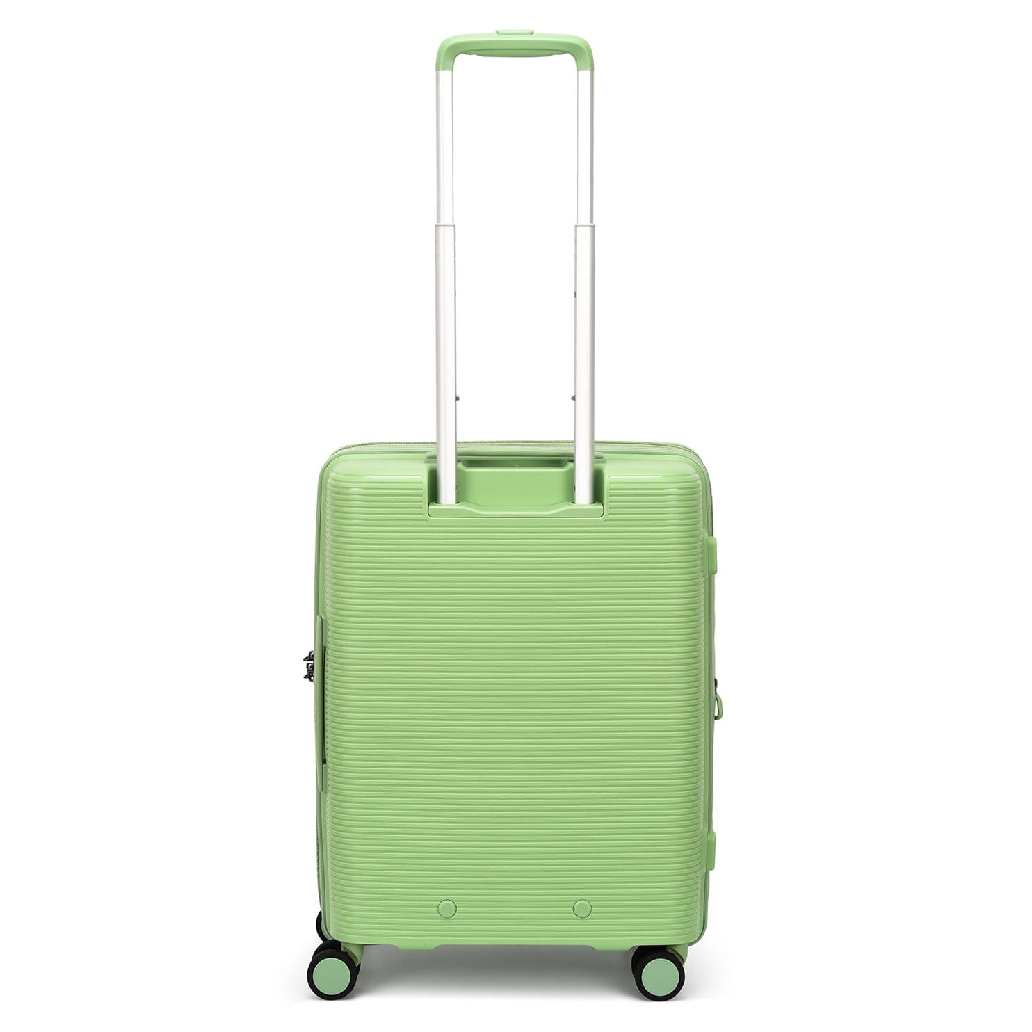 مجموعة أمتعة إيكولاك فورزا ٥٥+٦٥+٧٥ سم، حقيبة صلبة بأربع عجلات مزدوجة قابلة للتوسيع، مناسبة للمقصورة وتسجيل الوصول، لون أخضر مرجاني