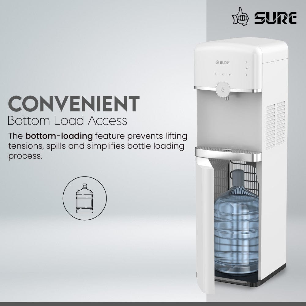 موزع مياه Sure ذو التحميل السفلي مع خاصية التحكم باللمس