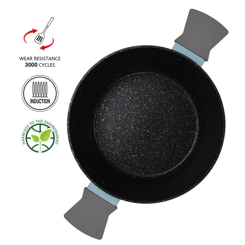 طقم أواني طهي فيسمان فيليا 9 قطع مع طلاء ألومنيوم غير لاصق