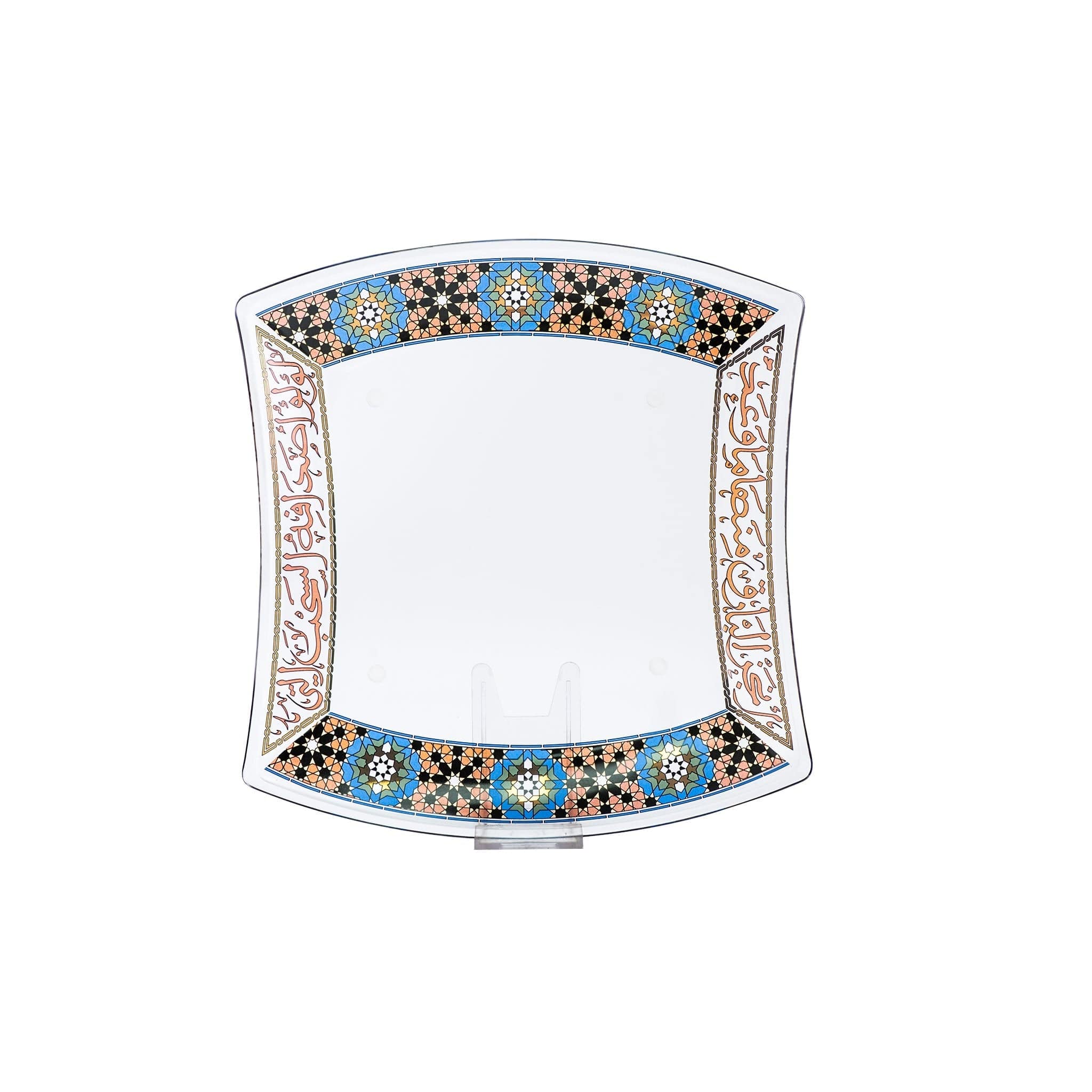 طبق تقديم كبير من ديملاج ميلانج (ذهبي وأسود)