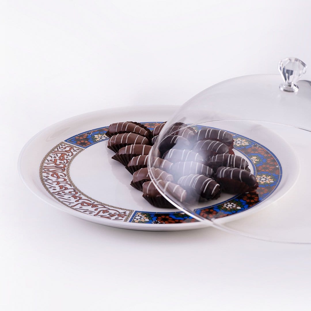 طبق شحن كبير من ديملاج ميلانج (ذهبي وبني)