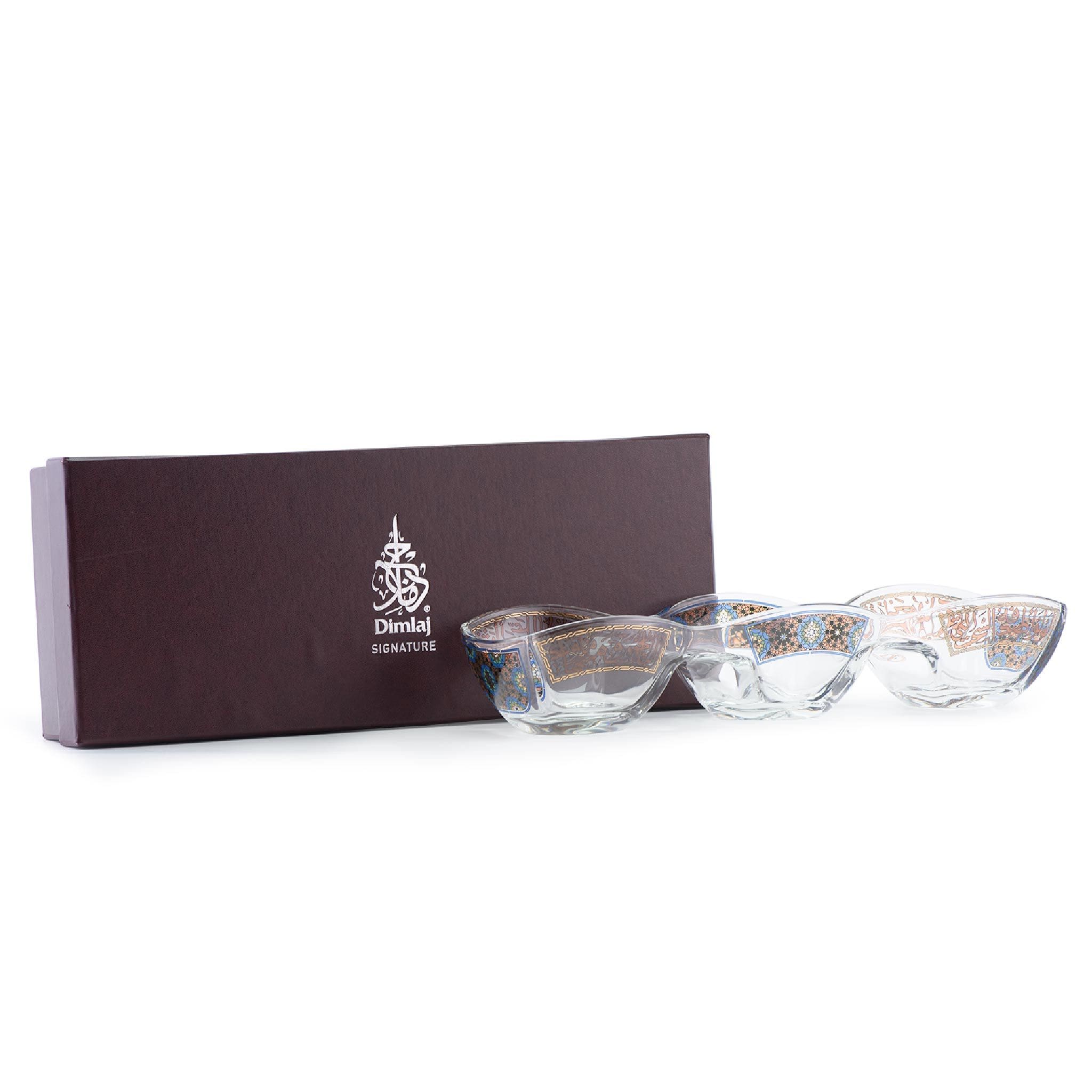 وعاء فاصل كبير من ديملاج ميلانج (ذهبي وبني)