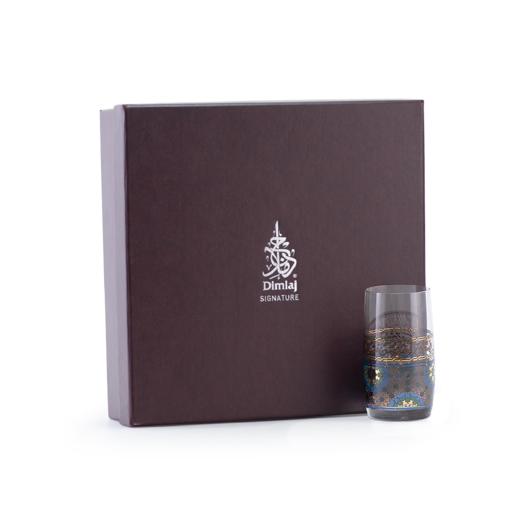 مجموعة أكواب ديملاج ميلانج، 6 قطع (ذهبي وبني)