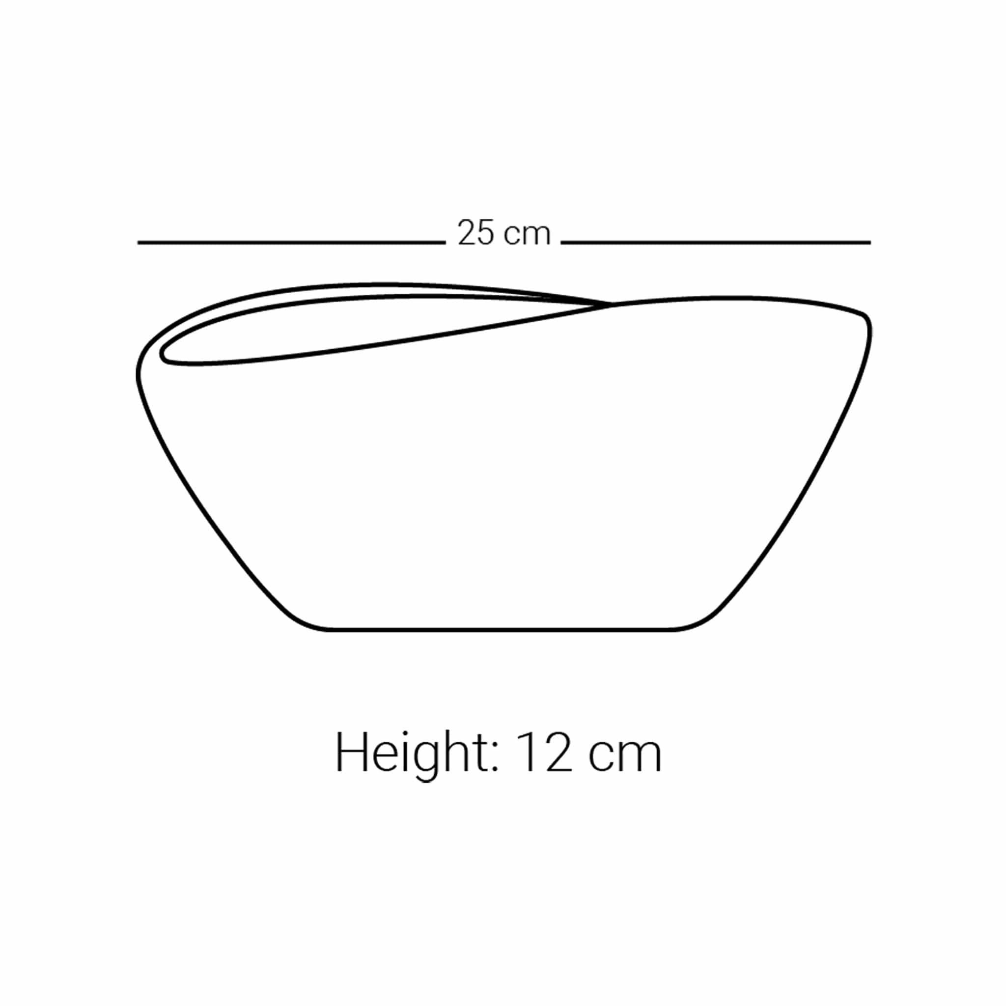 وعاء تقديم كبير من دملاج سرور (بلاتين)