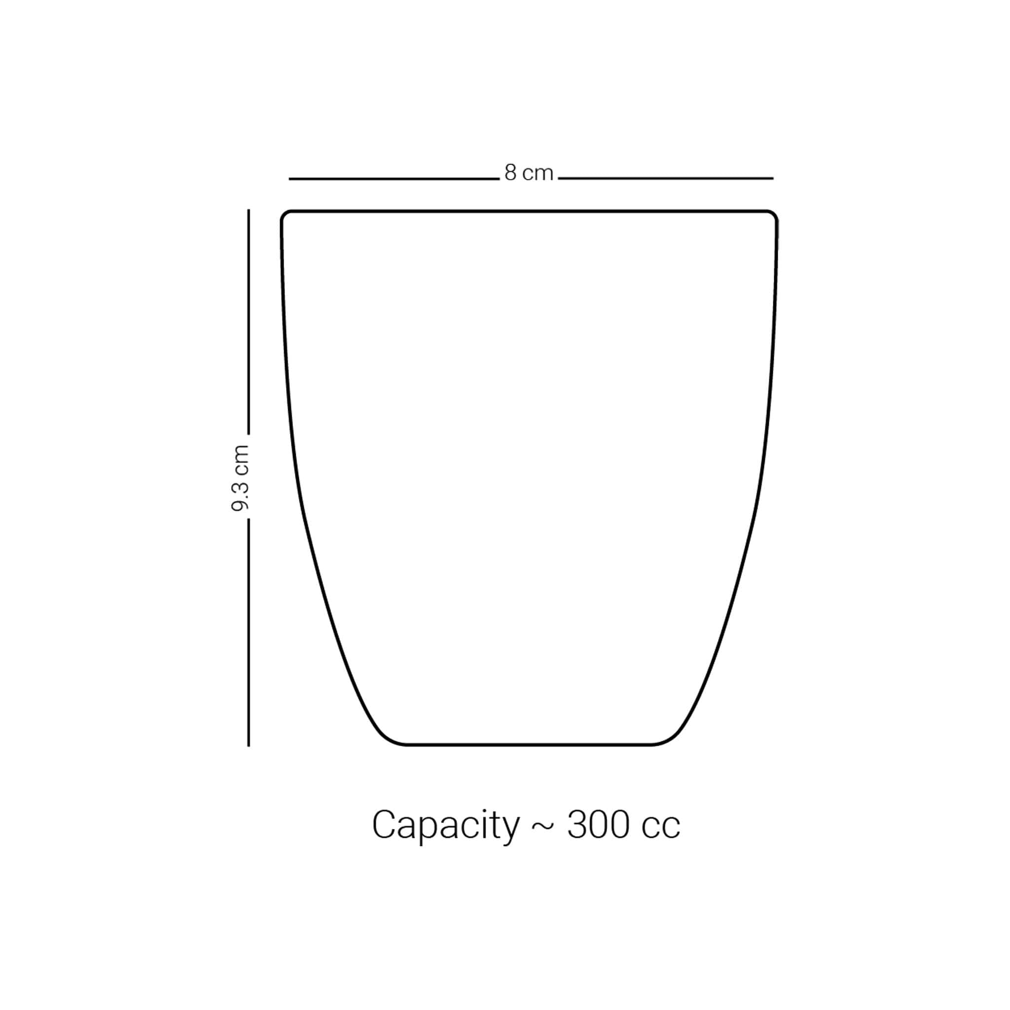 مجموعة ديملاج أصالة من 6 أكواب قصيرة (ذهبي وأزرق)
