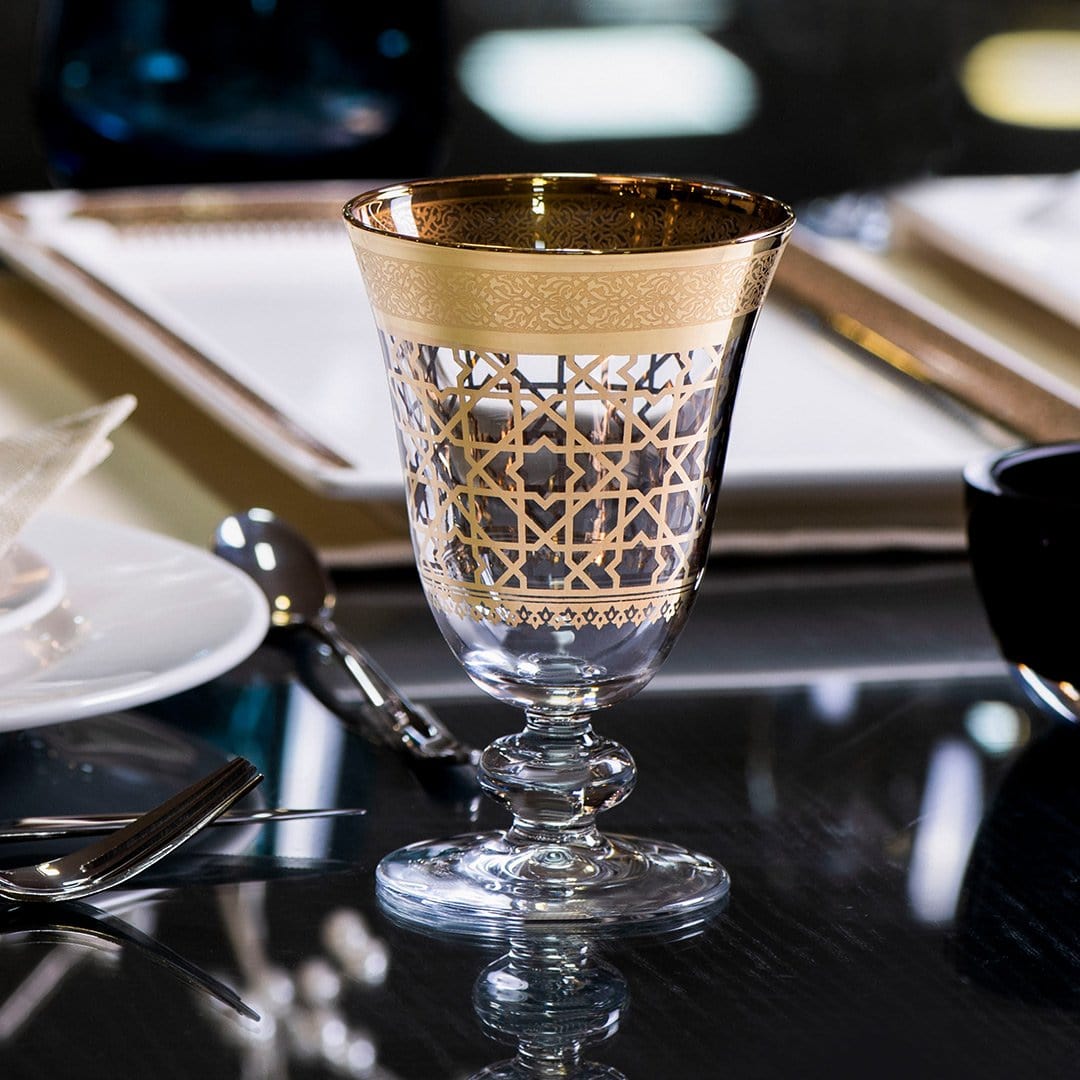 مجموعة ديملاج قرطبة من 6 قطع سيقان كأس (ذهبية)