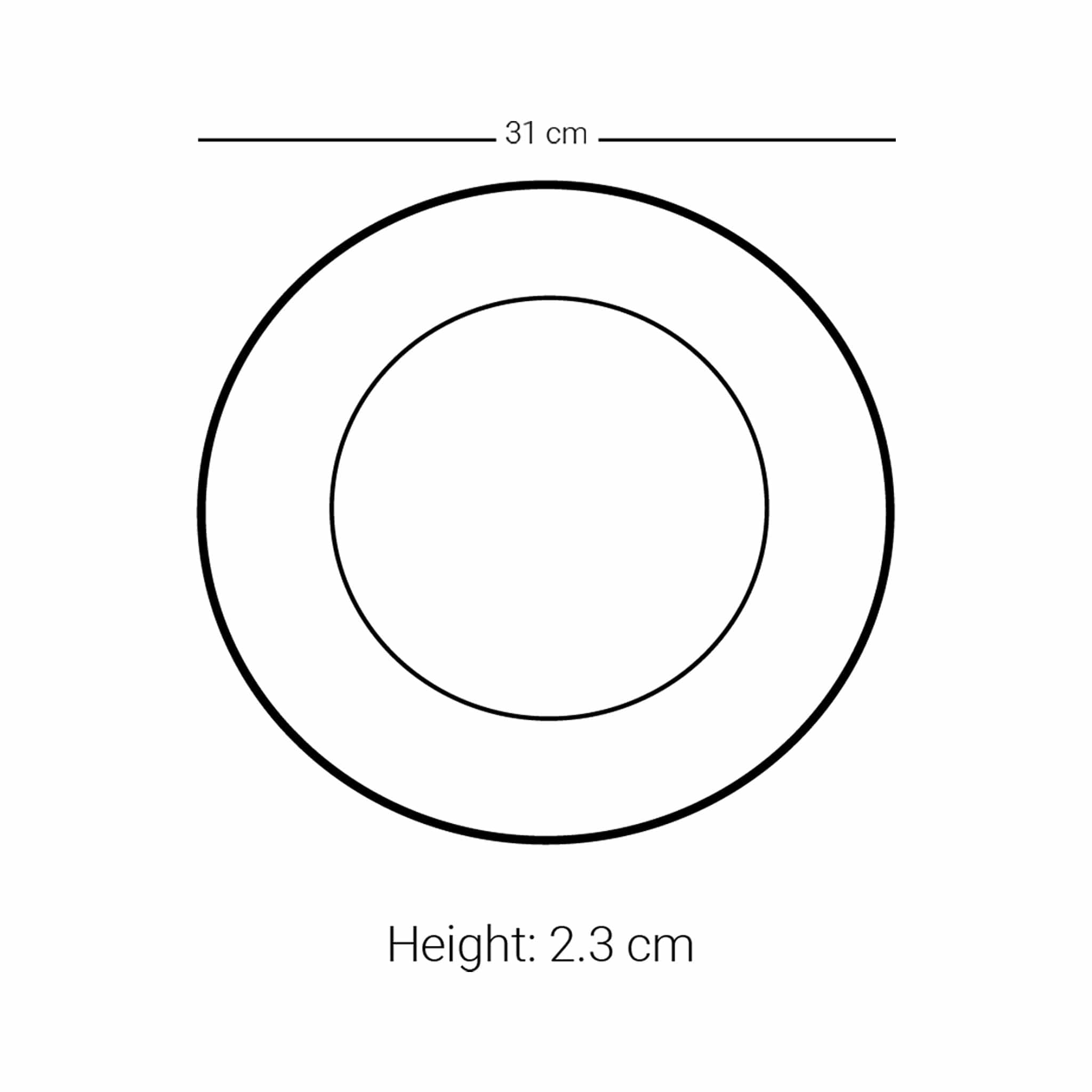 طبق شحن كبير من ديملاج كريم (ذهبي)