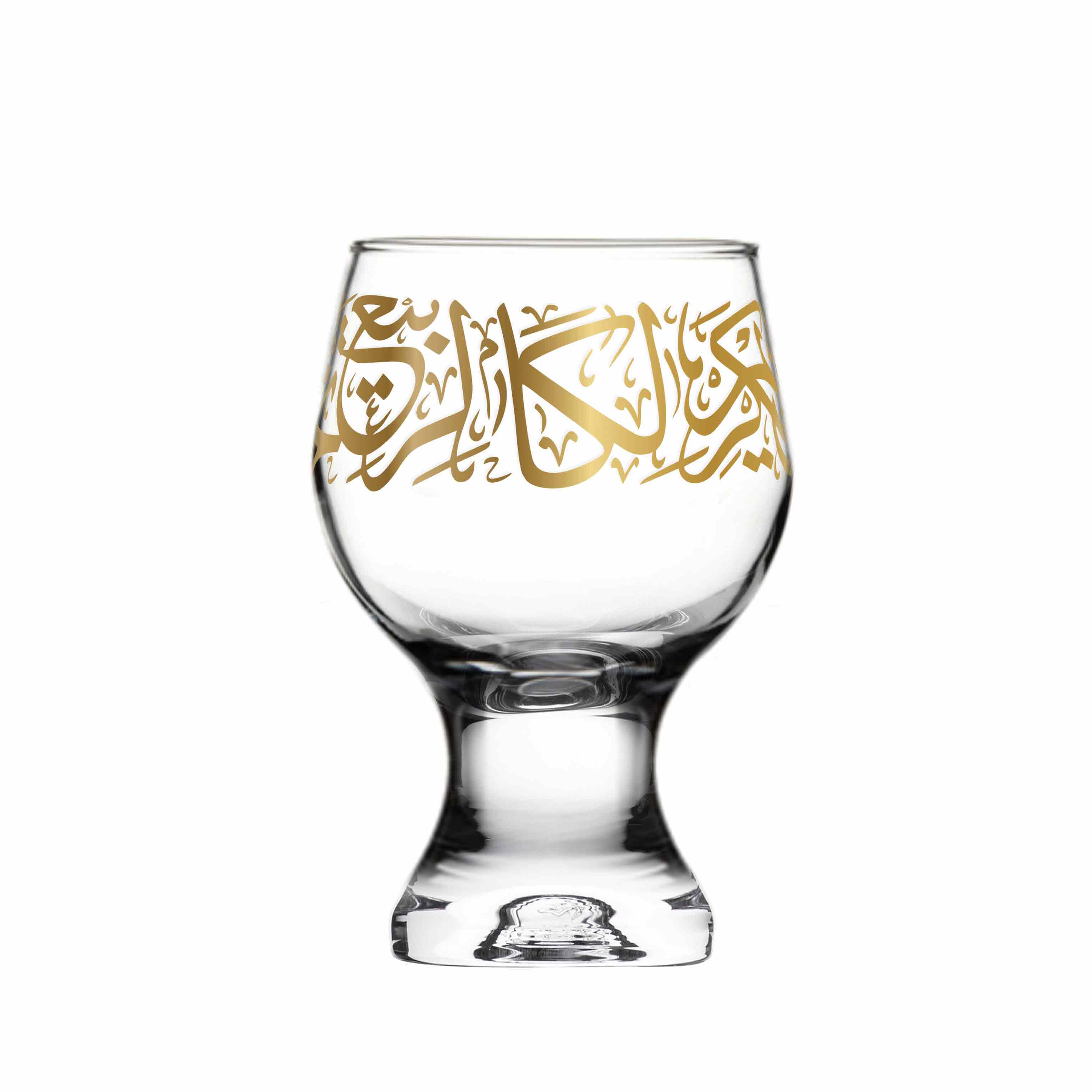 مجموعة ديملاج كريم من 6 قطع سيقان كأس (ذهبي)