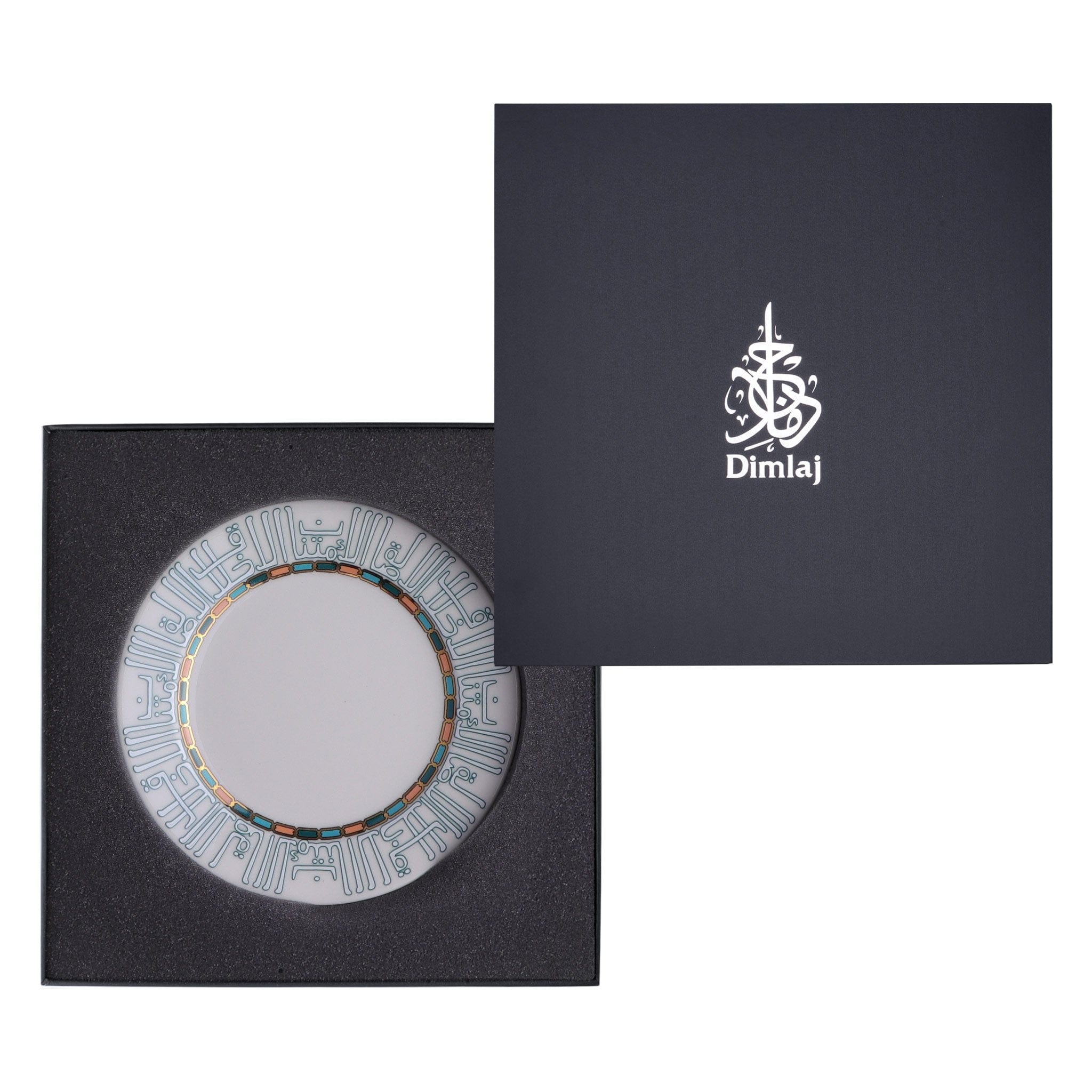 مجموعة ديملاج أصالة من 6 أطباق بورسلين (ذهبي وأخضر)